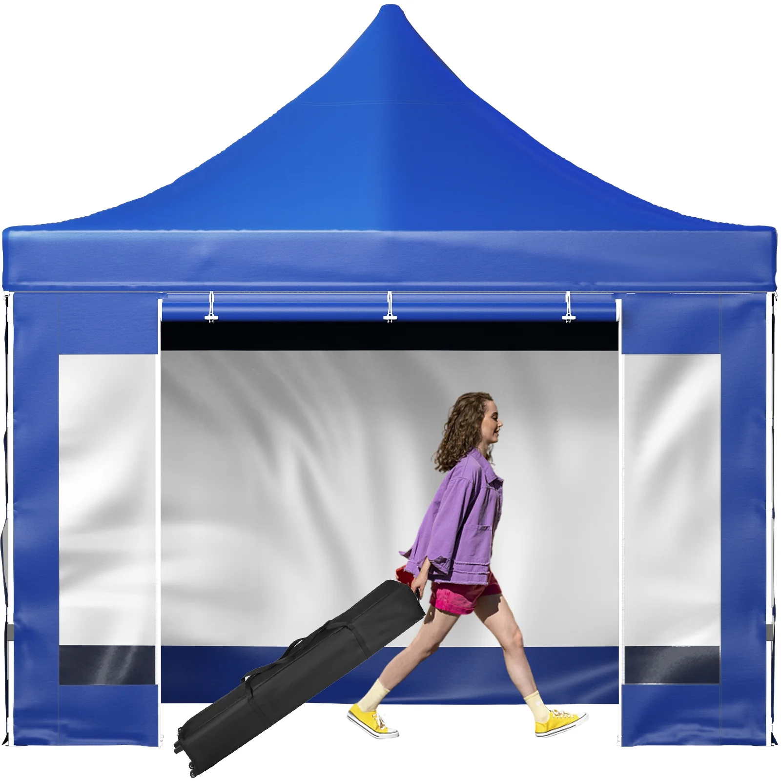 BENTISM 10' x 10' Instant Pop Up Gazebo Tent, Adjustable Height with UV Resistant - Image 18