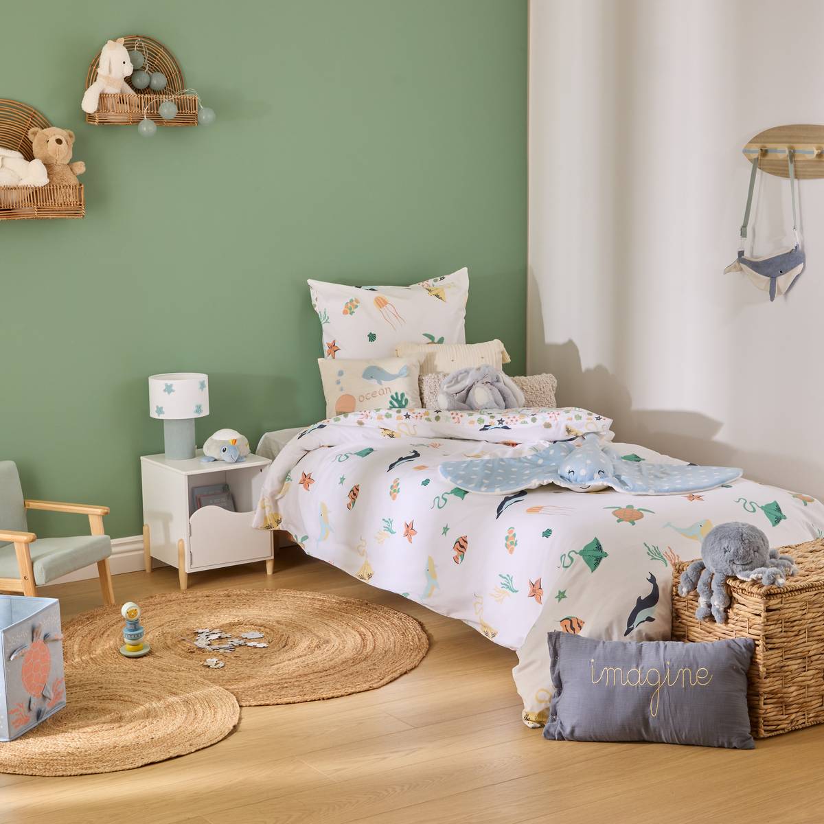 Children's bedding set "Orta" White, 200x140 cm