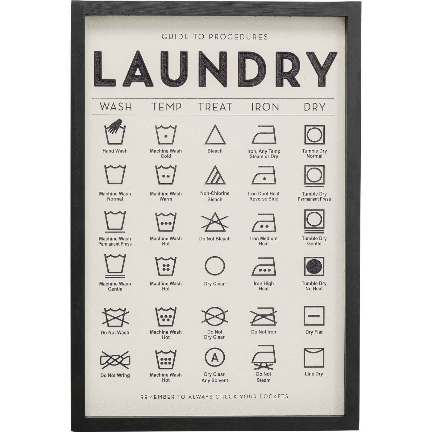 Schilderij Laundry 41x61cm Kare Design