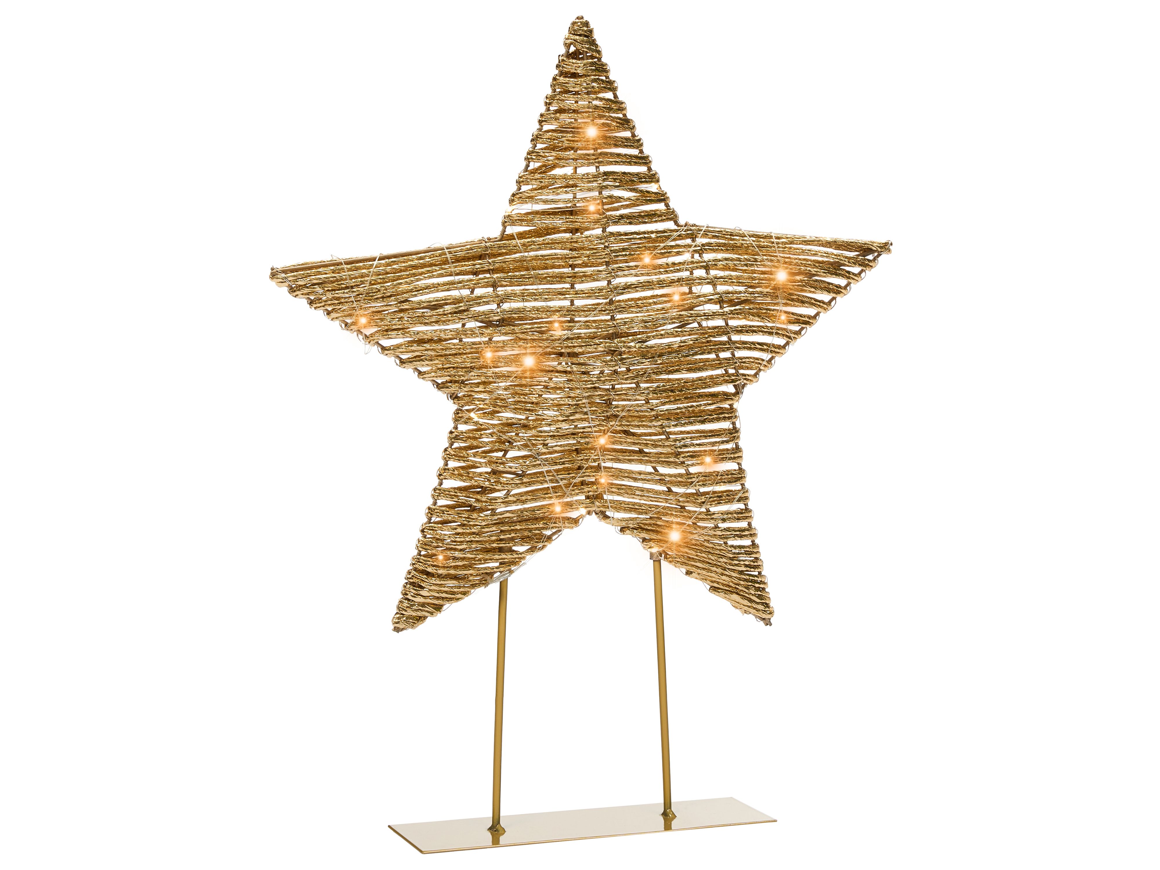 Christmas Decoration LED FARUP Star 51 cm Gold