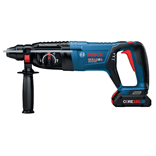 Bosch GBH18V-26DK25 Bulldog 1 in. SDS Plus Rotary Hammer Drill Kit (2 x 4.0 Ah)
