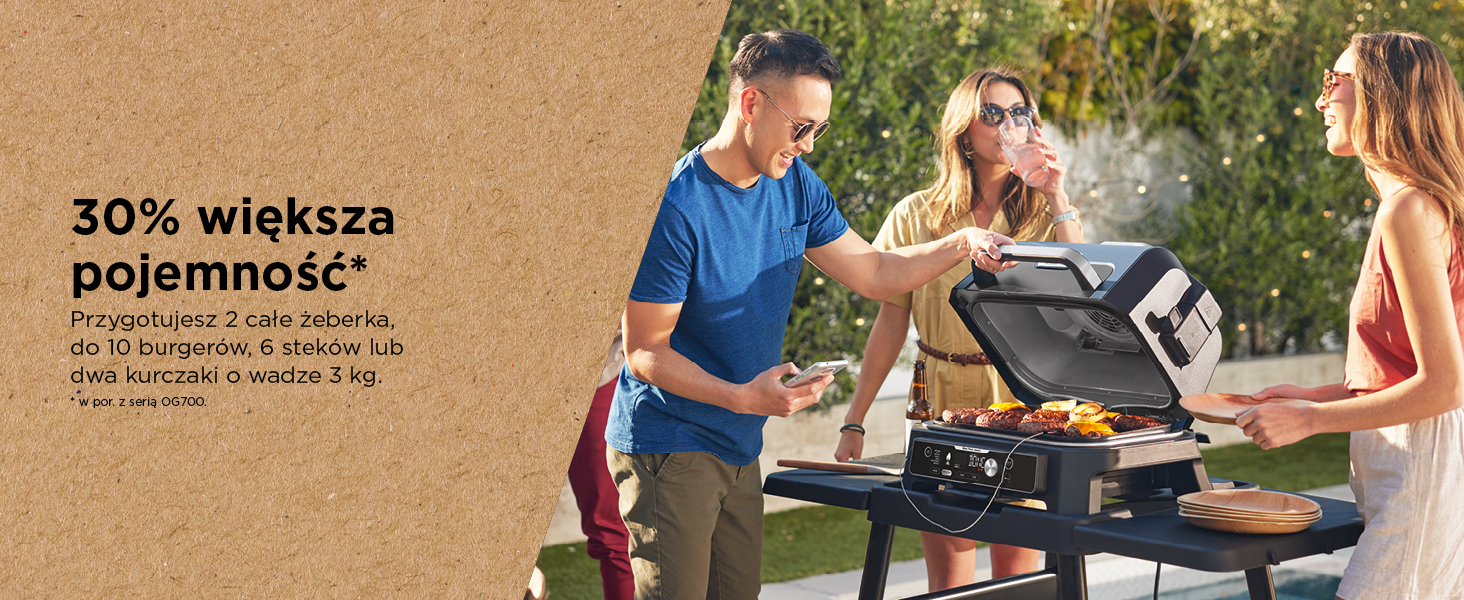 Ninja Woodfire Pro Connect XL Grill elektryczny OG901