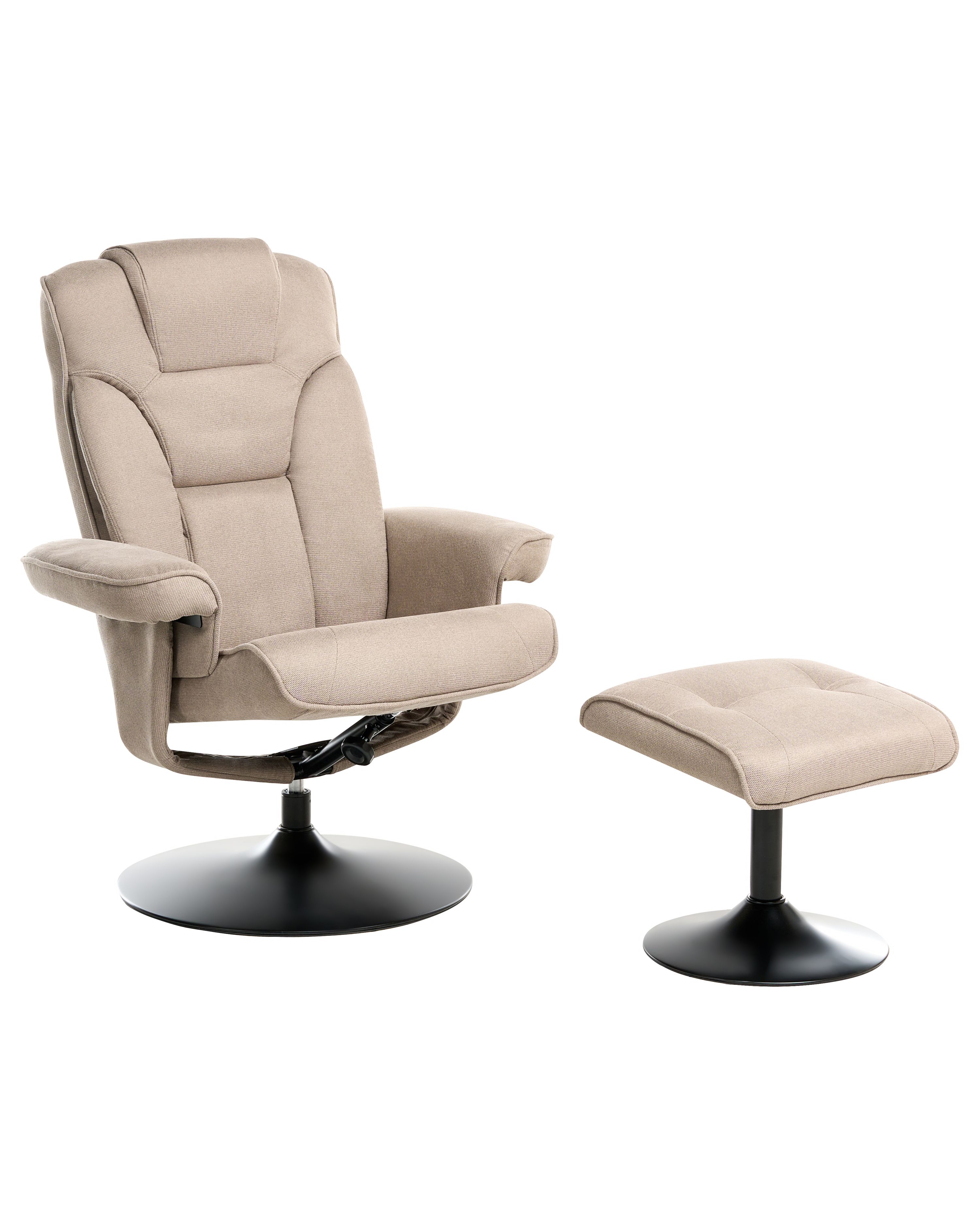 Recliner Chair NYKS Fabric Taupe