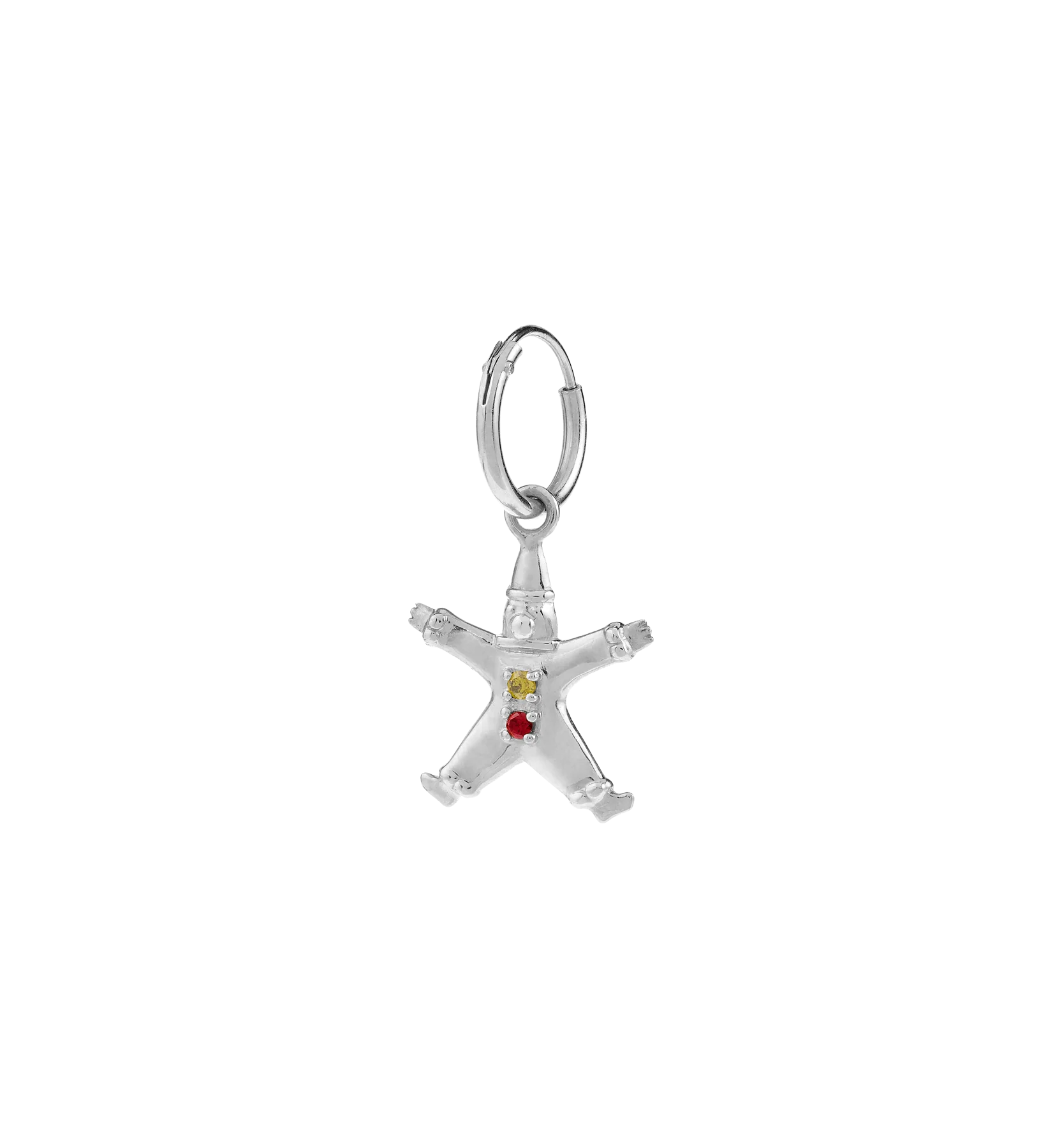 Single Pierrot Ring Earring
