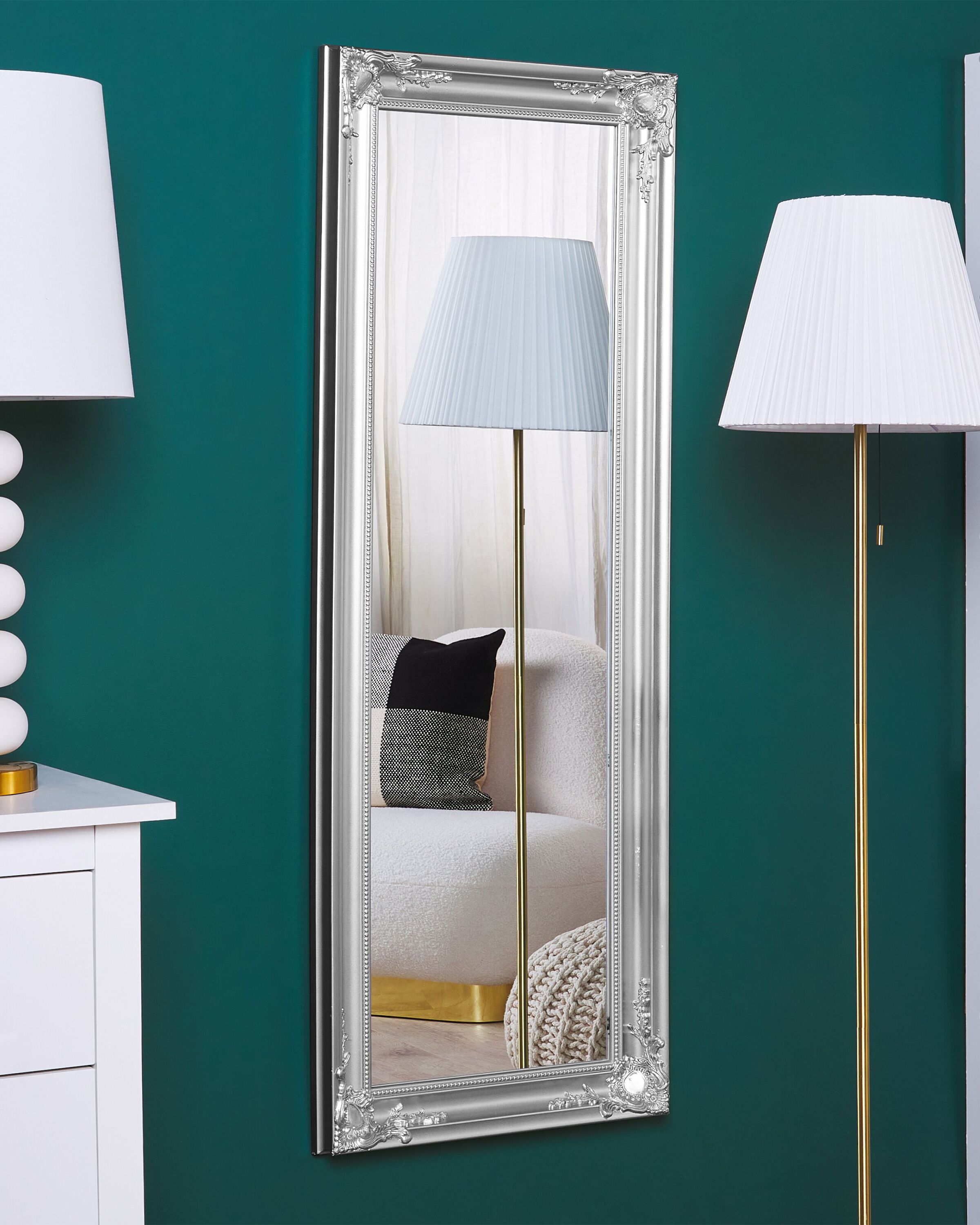 Wall Mirror BELLAC 51 cm 141 cm Silver