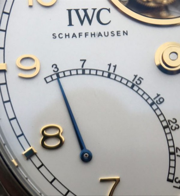 Replica IWC AZ Portuguese Tourbillon IW5046 White Dial YG Markers - Top club