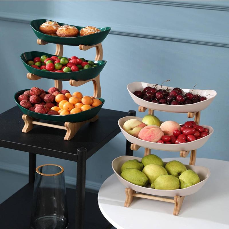 FruitElegance | Elegante Metalen Fruittoren