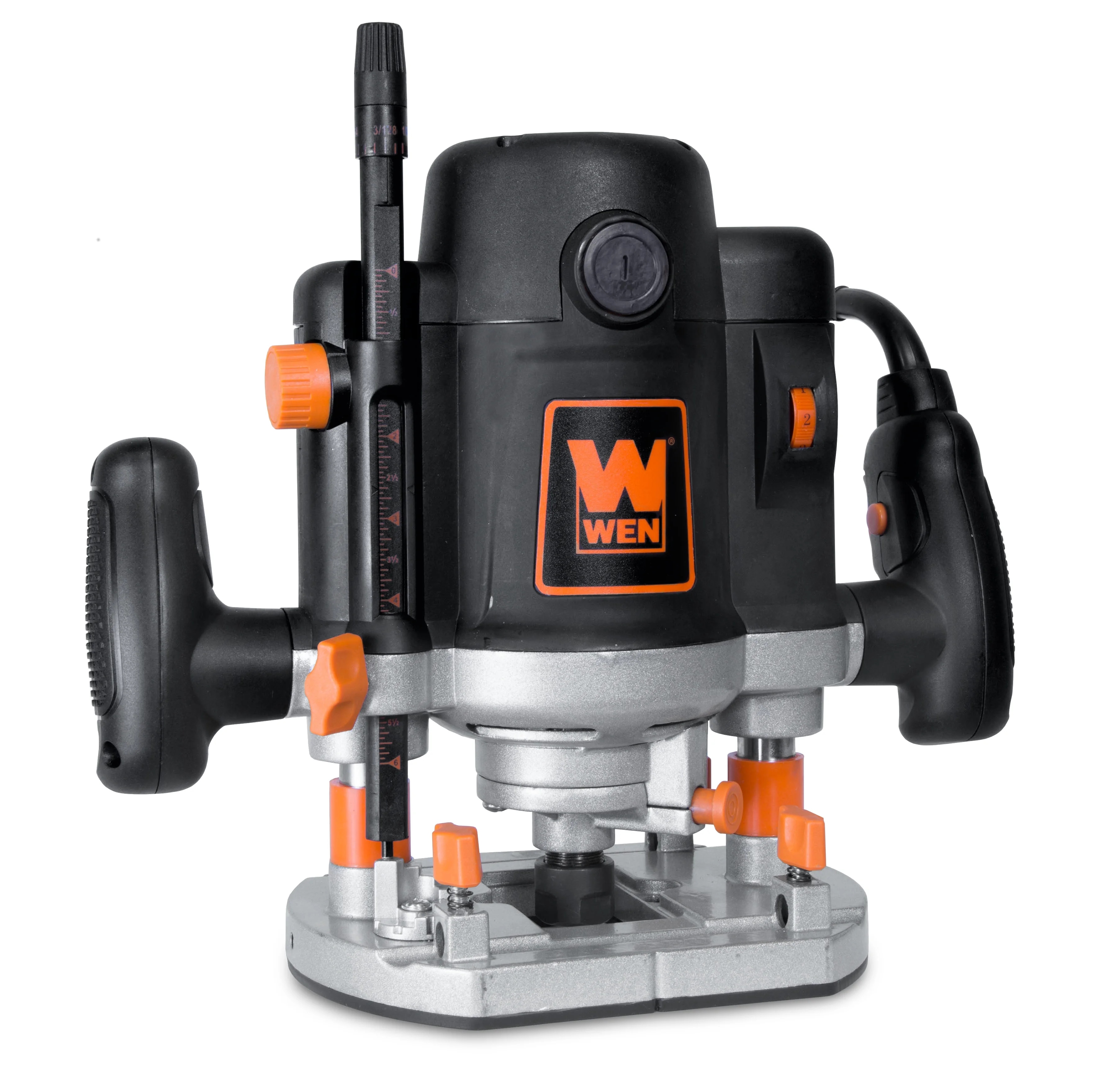 WEN Products 15-Amp Variable Speed Plunge Woodworking Router with Case, RT6033 - Image 2