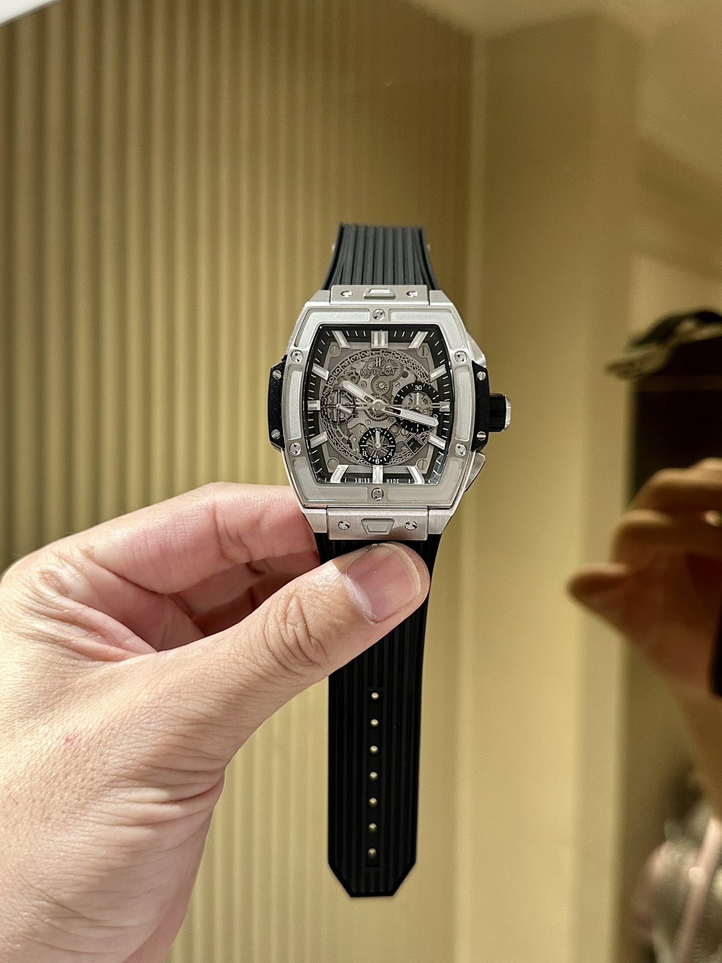 Hublot Replica 1:1 Watch Spirit Of Big Bang Black Titanium Chronograph 42mm - Elite Watch Atelier