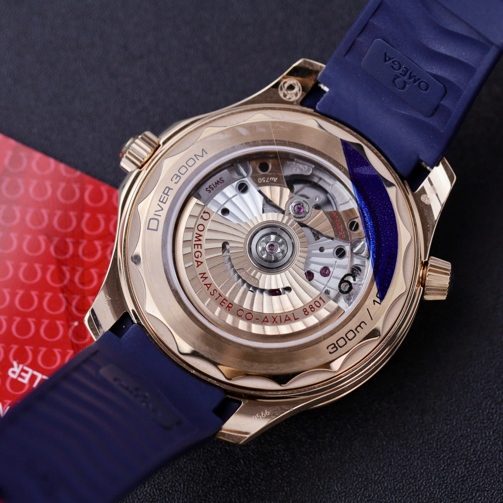 Omega Seamaster Diver 300M Good Imitation Watches Blue Dial Rubber Strap VS Factory 42mm - Top club