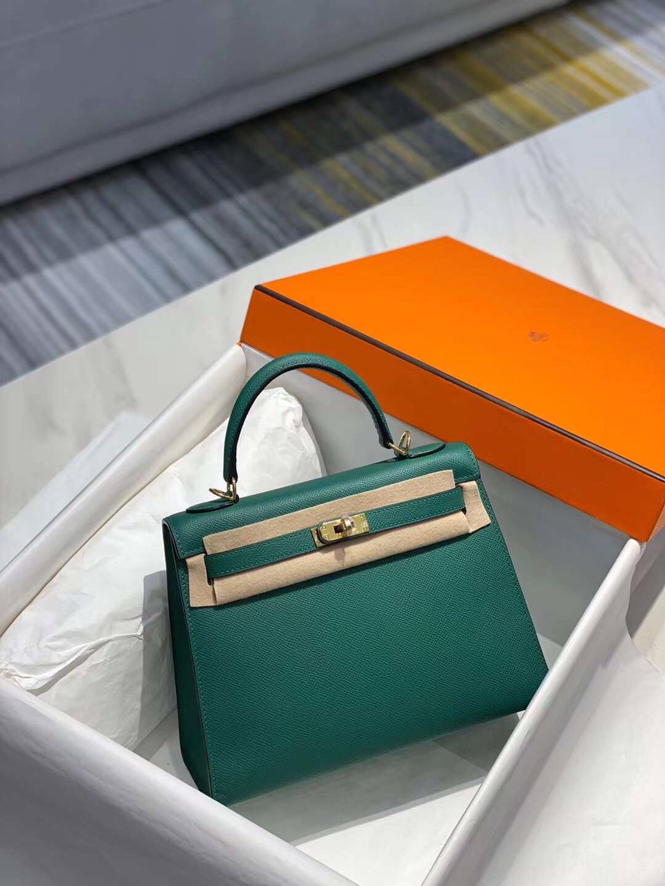 Hermes Kelly Epsom Leather 25cm Bag