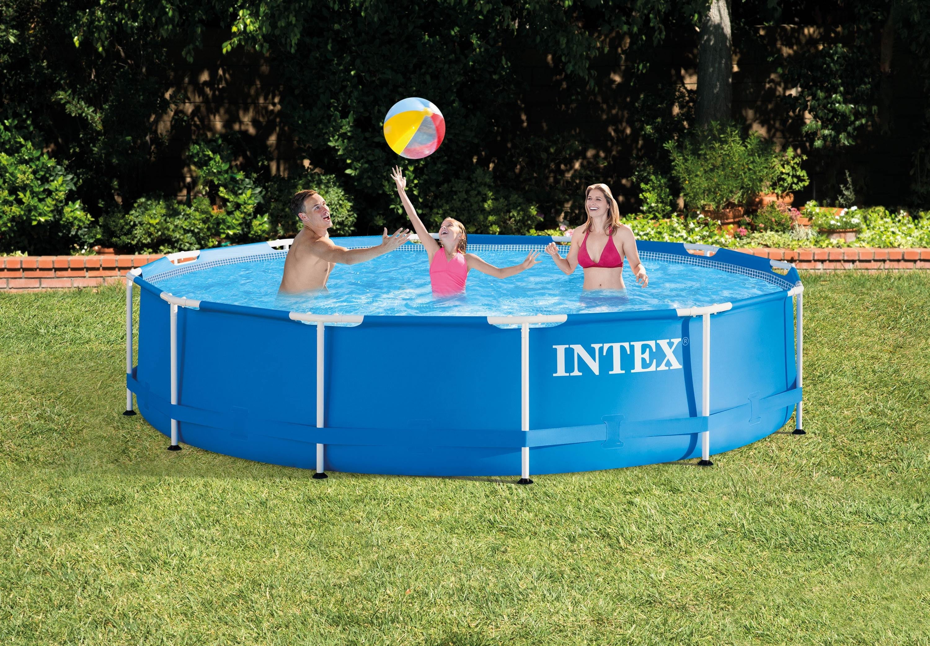 Intex Metal Frame Above Ground Swimming Pool With Filter And Cover, 12 Ft x 30 Inches - 28211EH - Image 19 Intex Metal Frame Above Ground Swimming Pool With Filter And Cover, 12 Ft x 30 Inches - 28211EH - Image 19