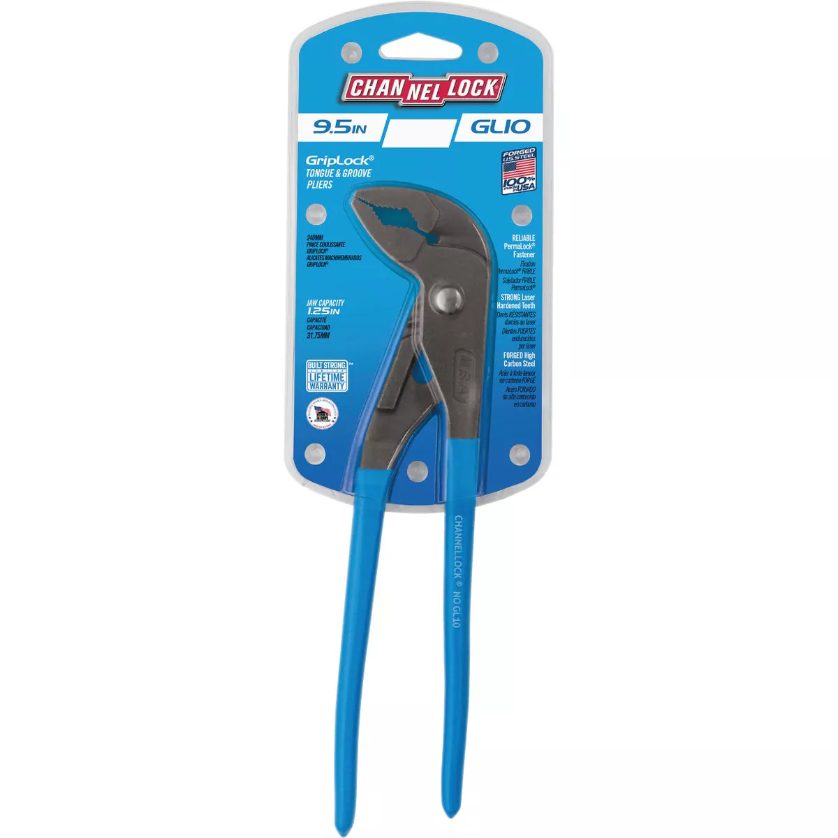 Channellock Griplock 9-1/2 In. V-Jaw Groove Joint Pliers