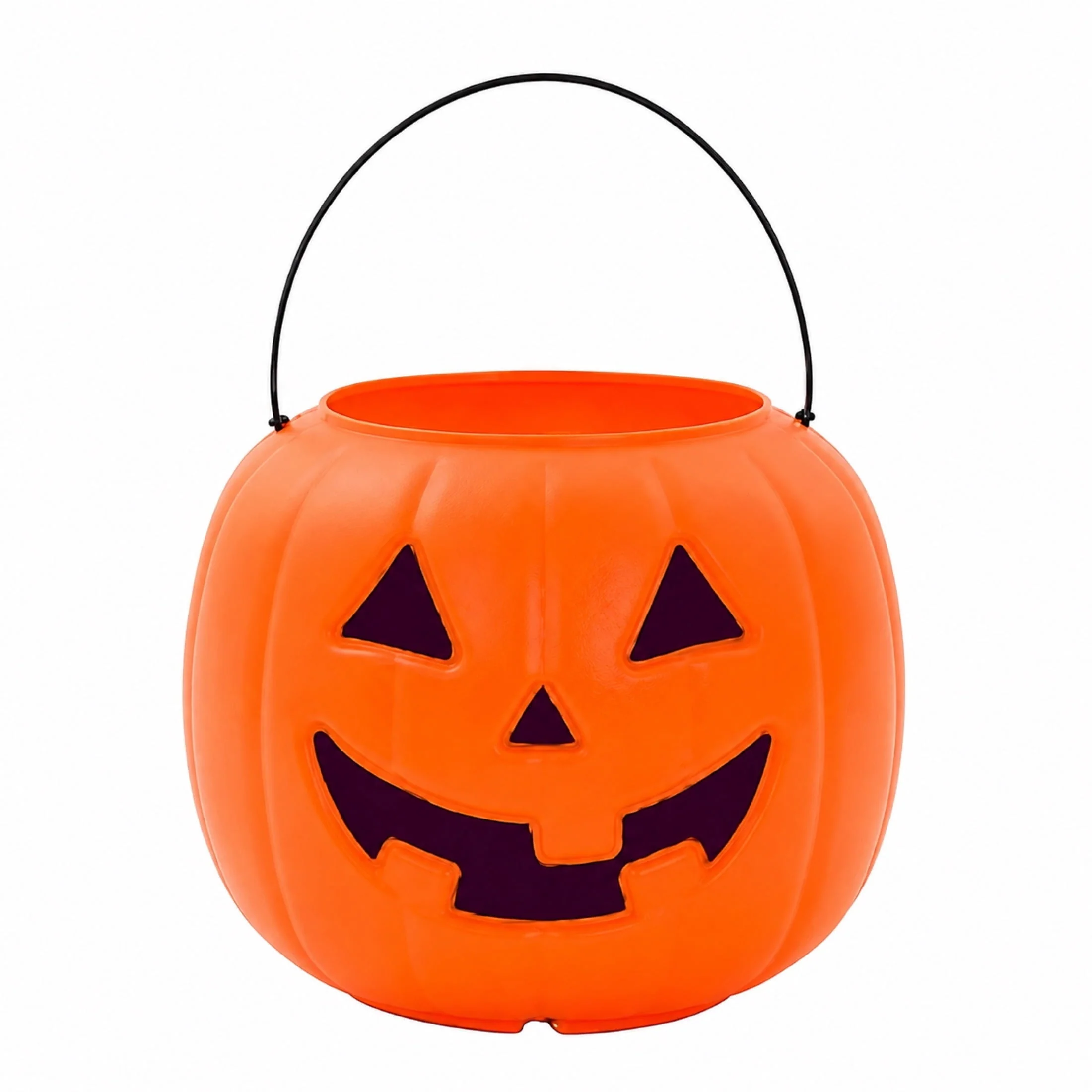 Way To Celebrate 30-Count 8 in Orange Plastic Jack-o'-Lantern Pumpkin Buckets - Image 4 Way To Celebrate 30-Count 8 in Orange Plastic Jack-o'-Lantern Pumpkin Buckets - Image 4