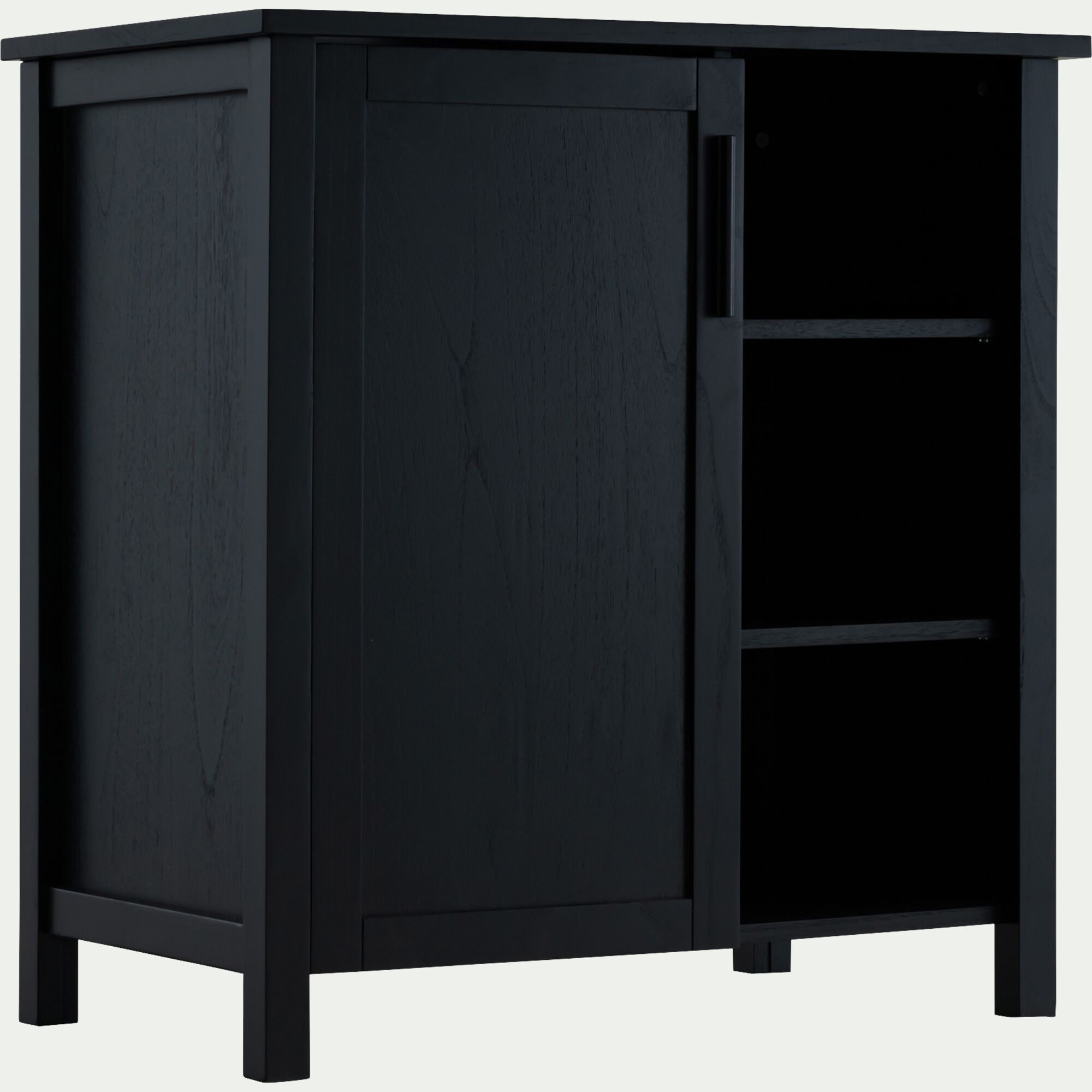 VALLAURIS - Meuble sous-vasque simple et 1 porte en bois de cèdre - L80cm