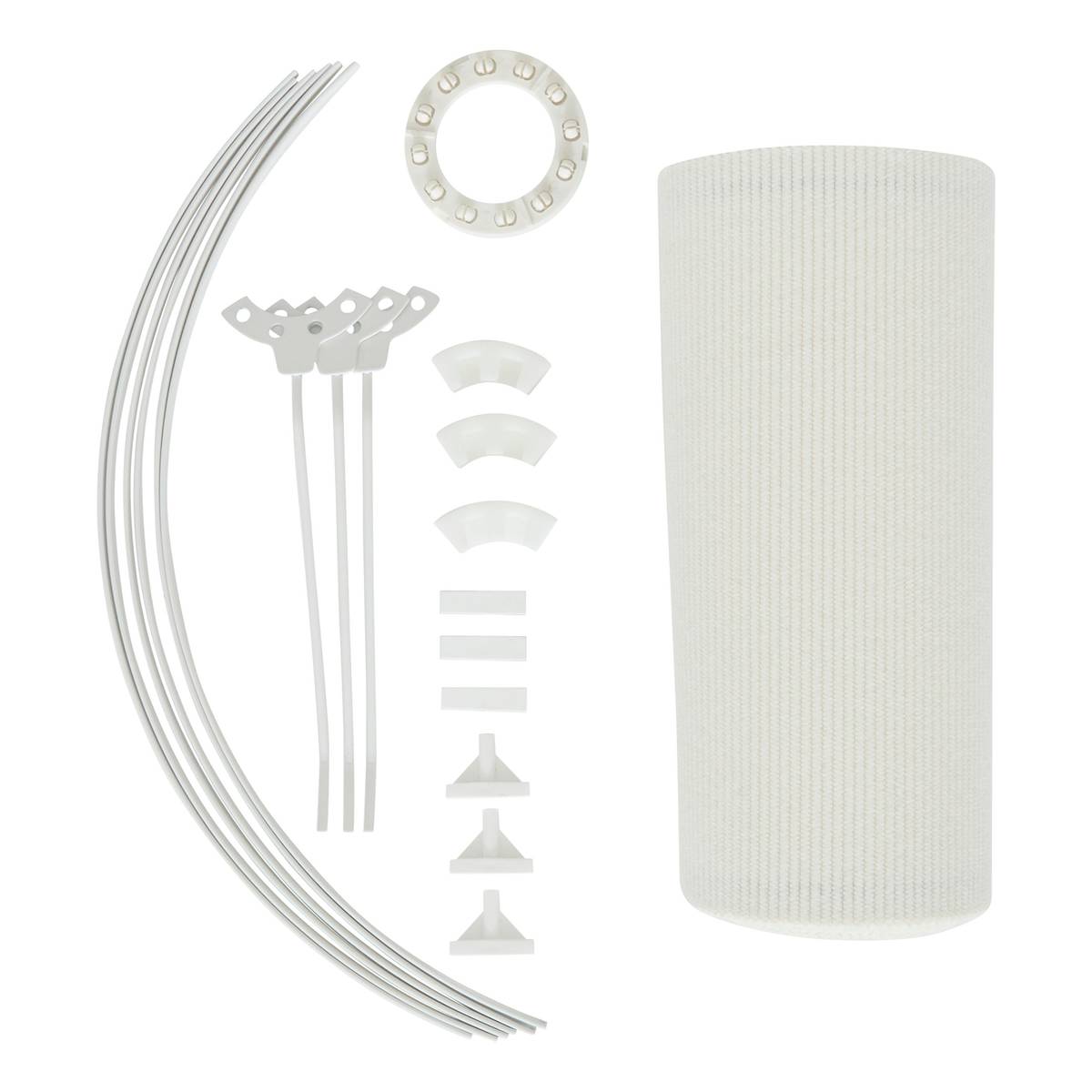 Lampshade "Beline" White 2, D.30 cm