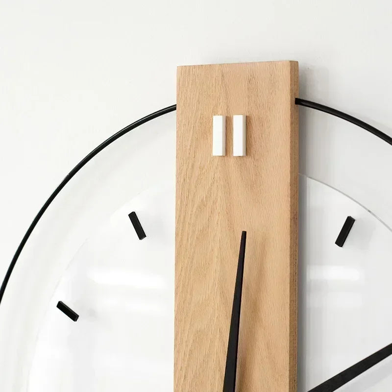 SilentElegance | Luxe Houten Wandklok