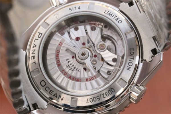 Replica Omega Planet Ocean Professional Blue Liquidmetal Bezel 45mm OMF SS Bracelet A8500 - Top club