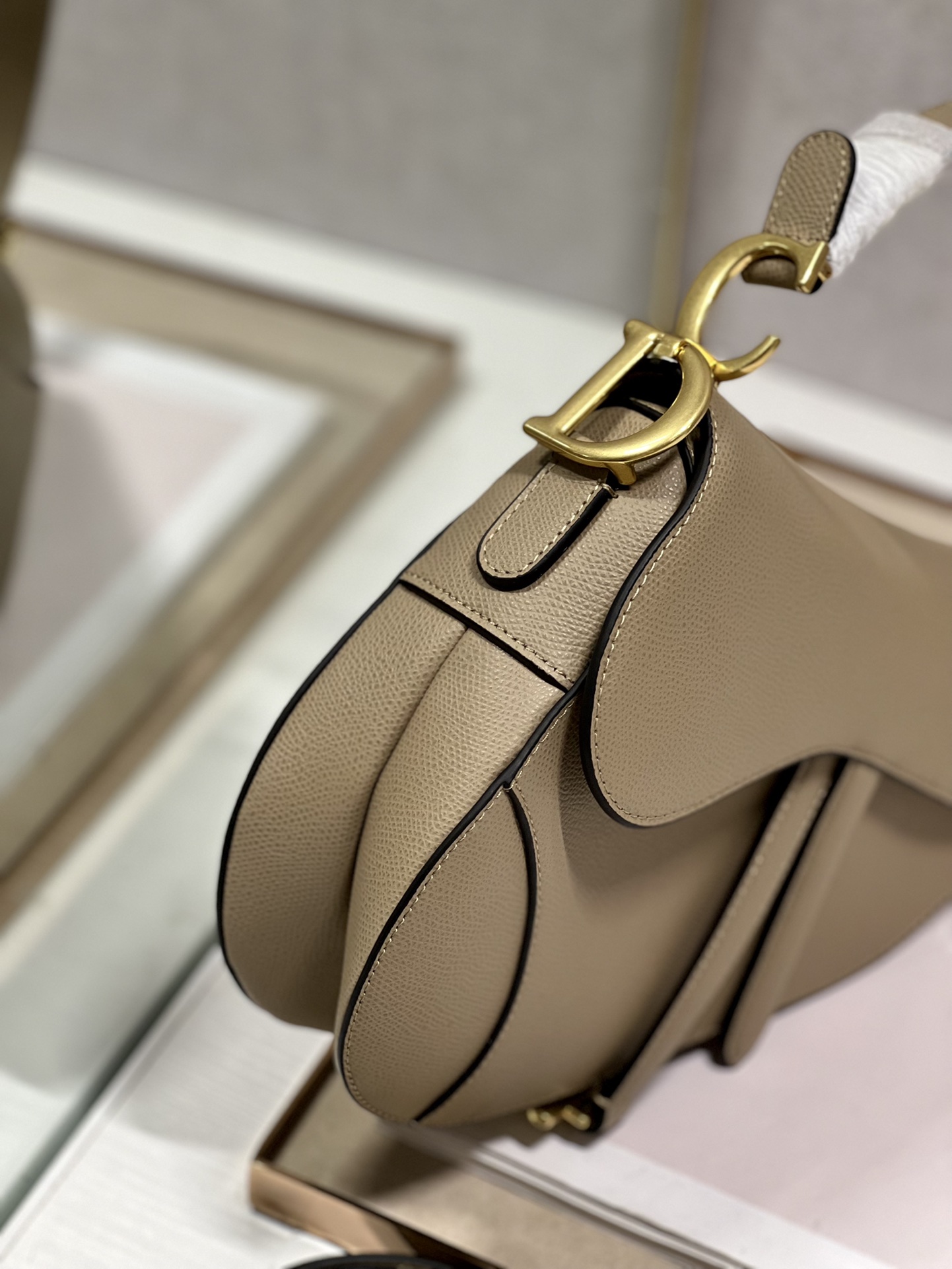Dior Christian Saddle Bag With Strap Brown For Women 10in/25.5cm1:1High-quality replica