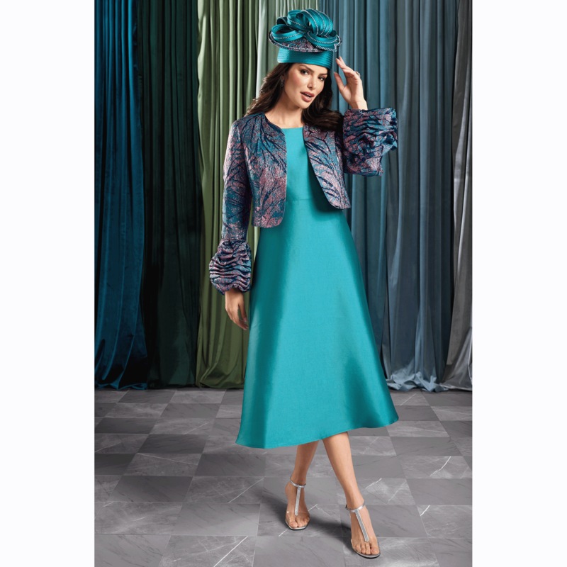 Glorya Jacket Dress - MIDNIGHT VELVET CATALOG
