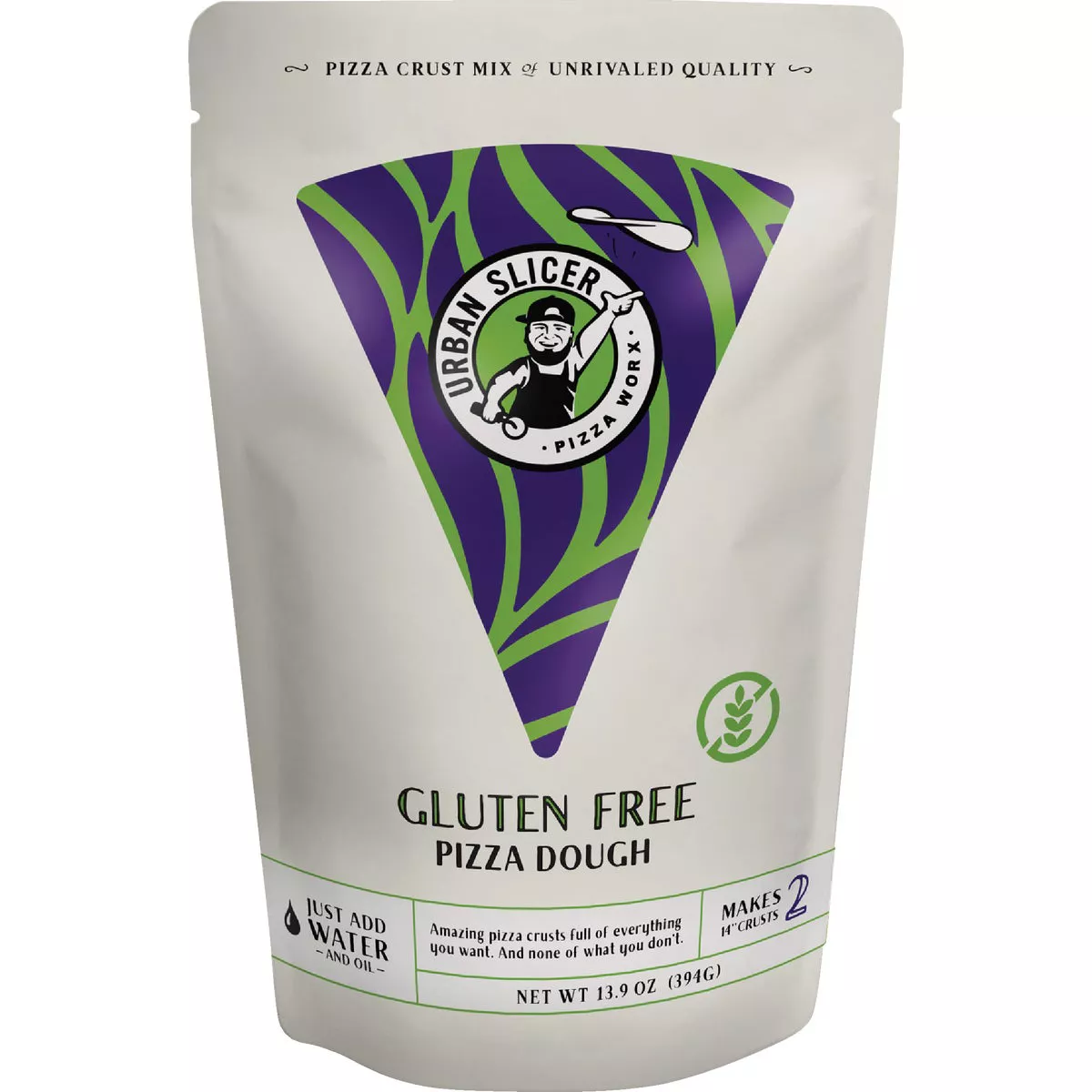 Urban Slicer Pizza Worx Gluten Free Pizza Dough Mix (13.9oz)