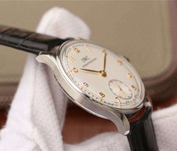 Replica IWC ZF Portuguese IW545408 White Dial Leather Strap A6498 - Top club