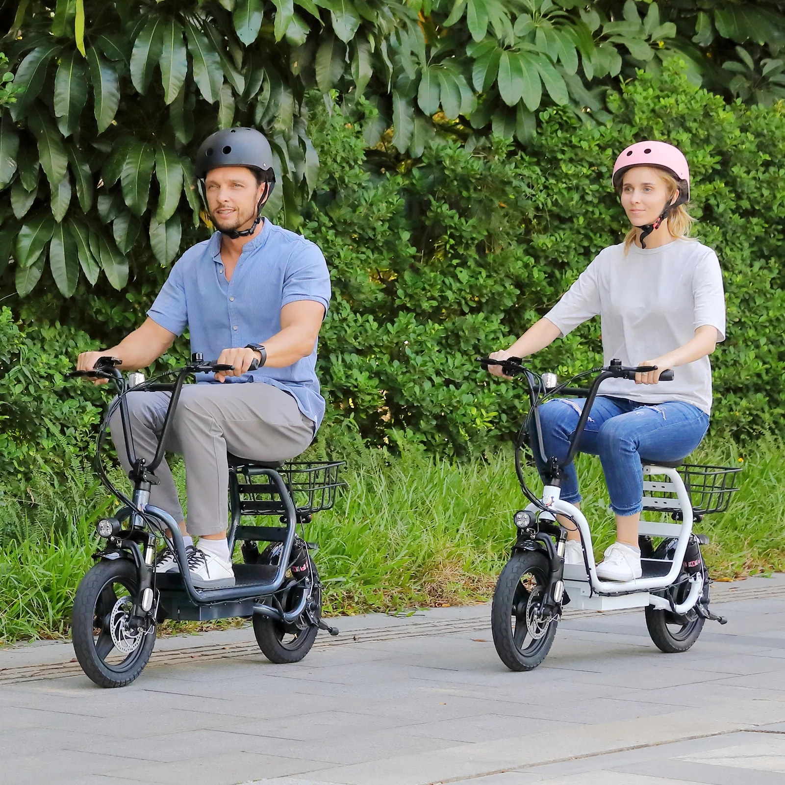 SANOPY 350W Electric Scooter with Seat for Adults, 15 Miles Range 20 Mph, 36V 5.2Ah Battery Moped, 14" Big Tire Commuter Electric Bike with Shock Absorbing, Black - Image 18
