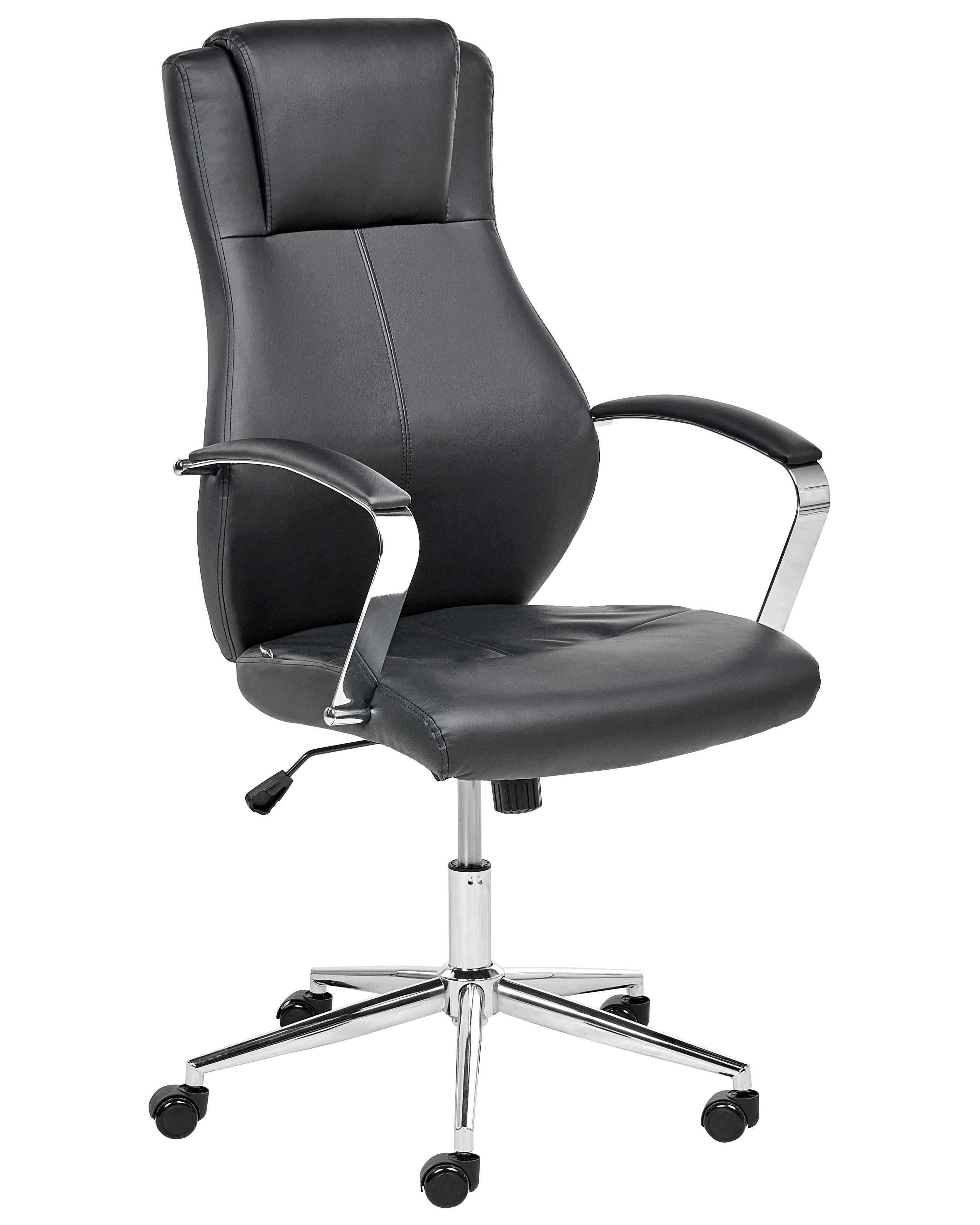 Executive Chair ADEPT Faux Leather Black