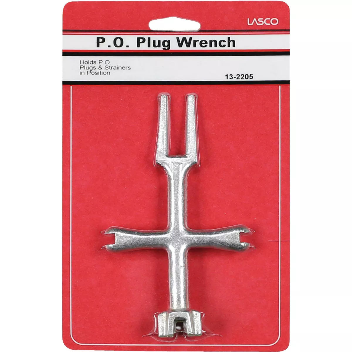 Lasco P O 6 In. Steel Plug Wrench