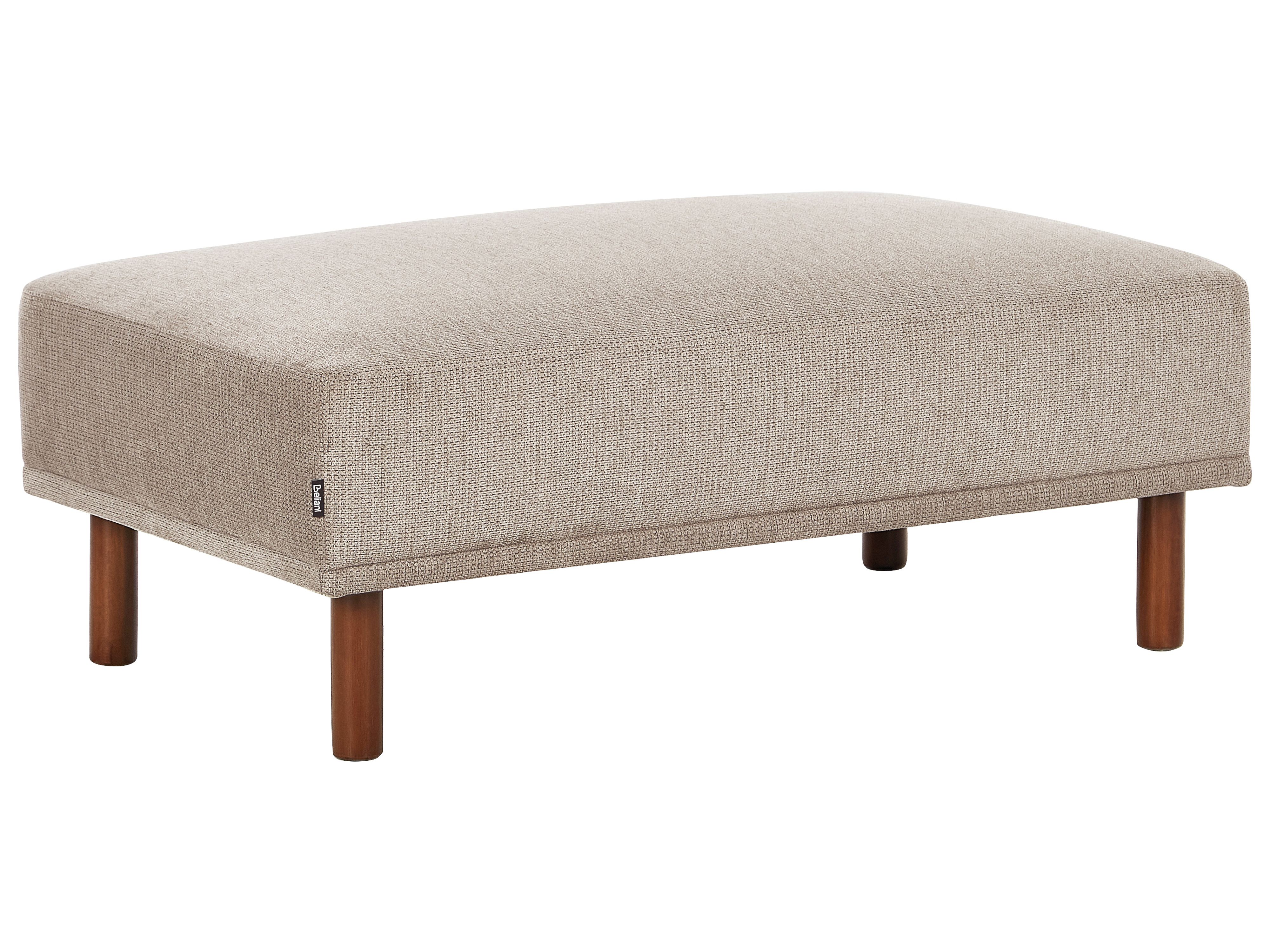 Ottoman HOLT Fabric Taupe