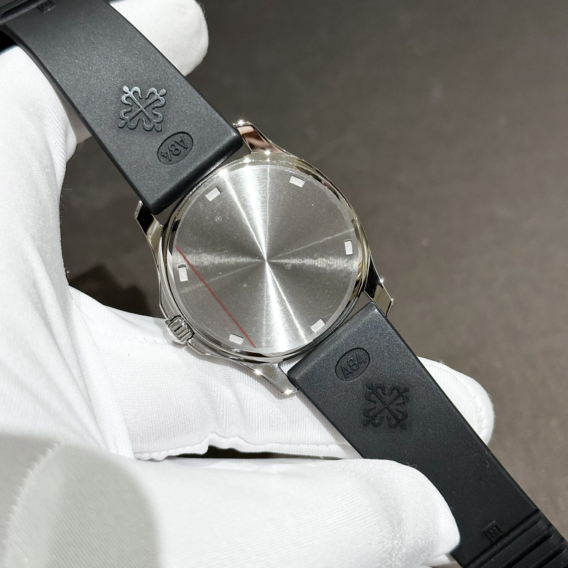 Patek Philippe Aquanaut 5067A Replica Watch Moissanite Diamond Black 35.6mm - Top club