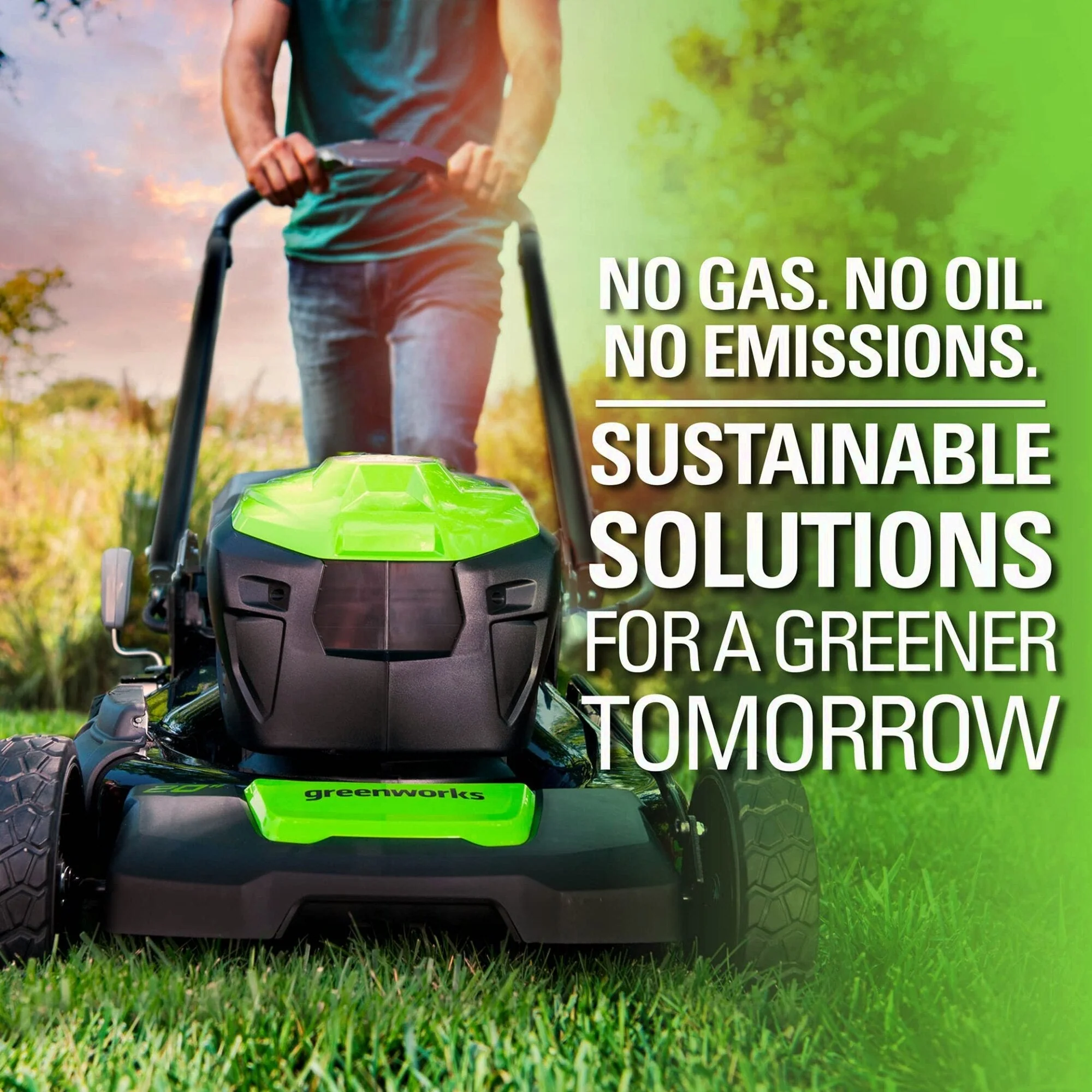 Greenworks 80V Cordless 21 in Self-Propelled Brushless Lawn Mower - Image 5 Greenworks 80V Cordless 21 in Self-Propelled Brushless Lawn Mower - Image 5