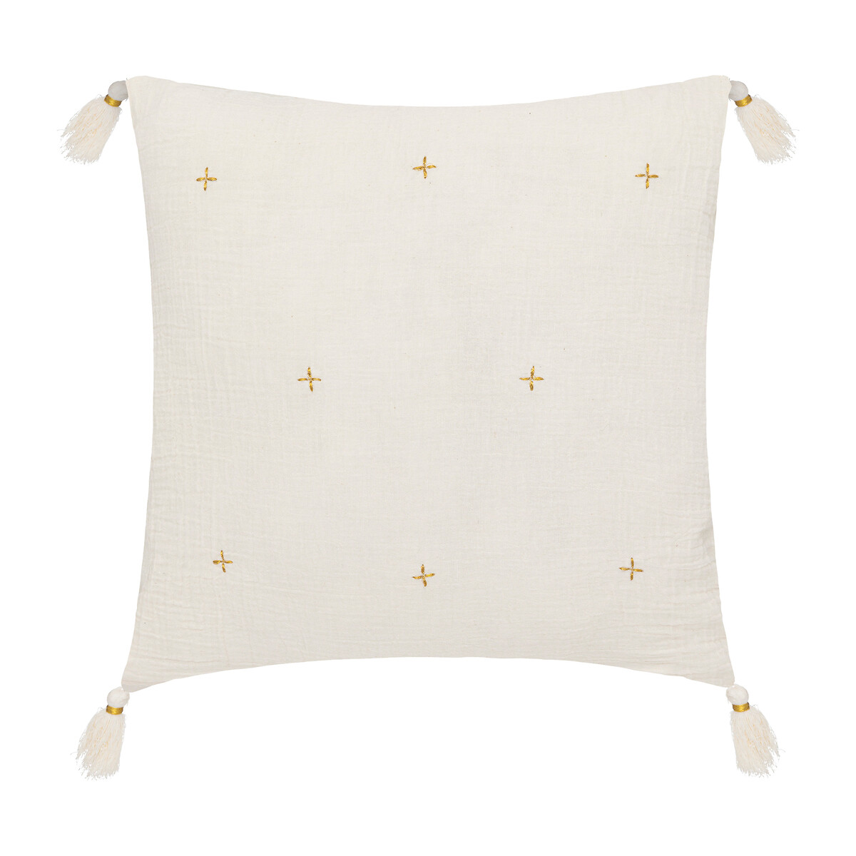 Cushion "Jamana" Ivory white, 40x40 cm