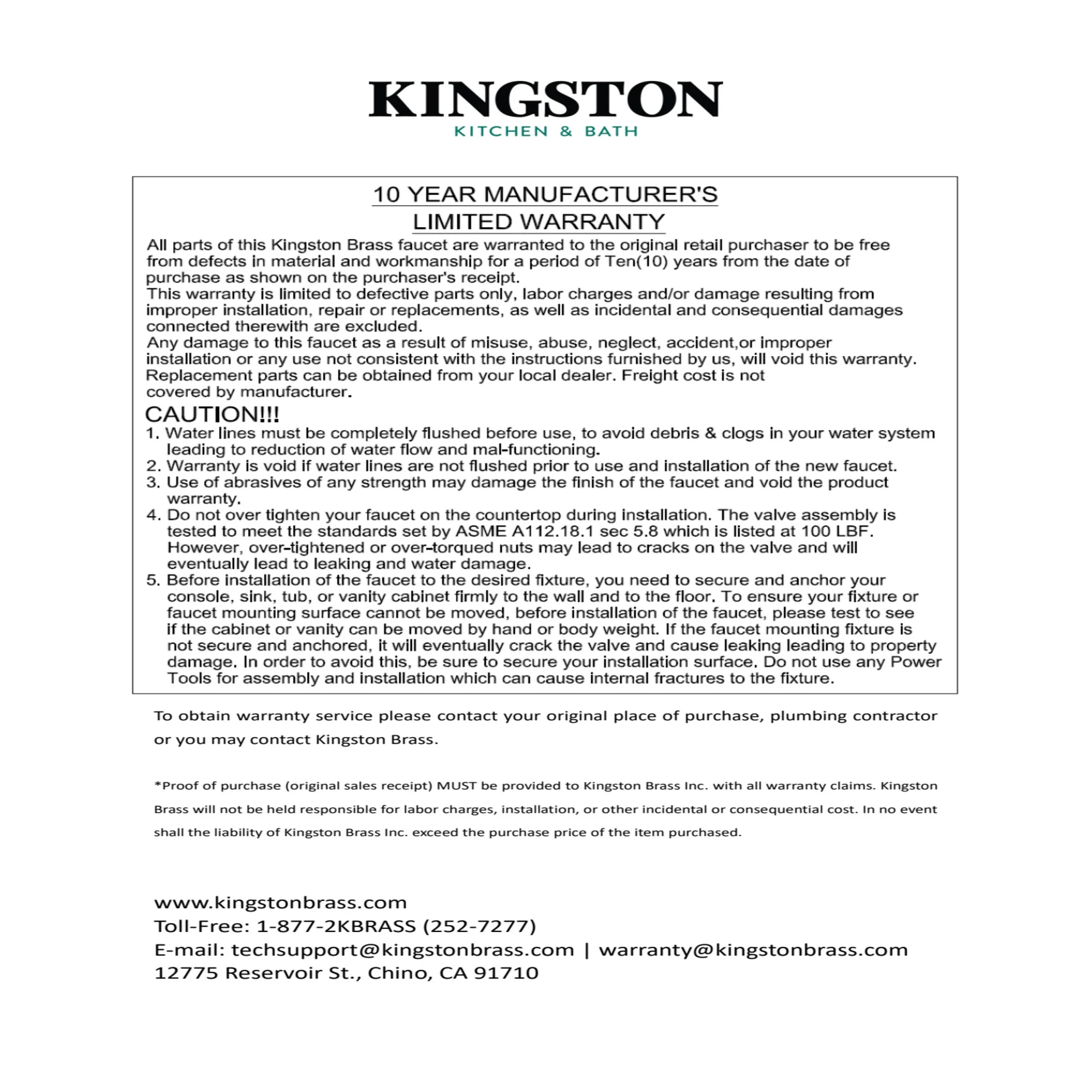 Kingston Brass KB982FL Widespread Bathroom Faucet, Polished Brass - Image 19