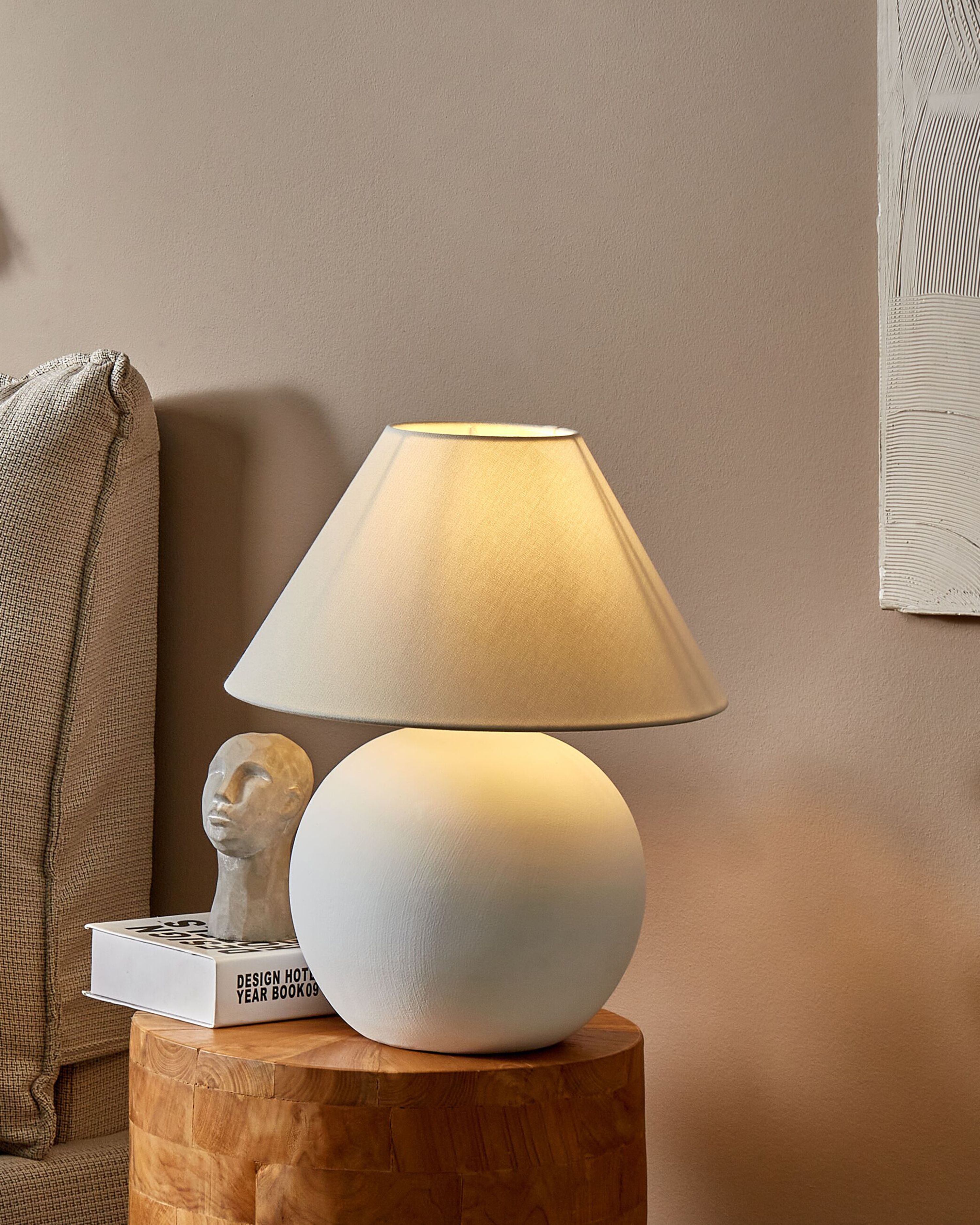 Table Lamp LIMIA Ceramic Off-White