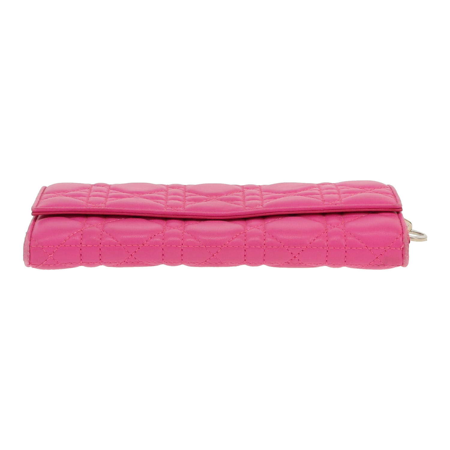 Dior Wallet on Chain handbag in pink leather cannage1:1High-quality replica
