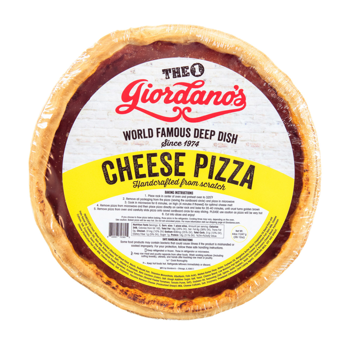 Giordano's Chicago Frozen 10' Deep Dish Stuffed Pizza, 3-pack - Image 7