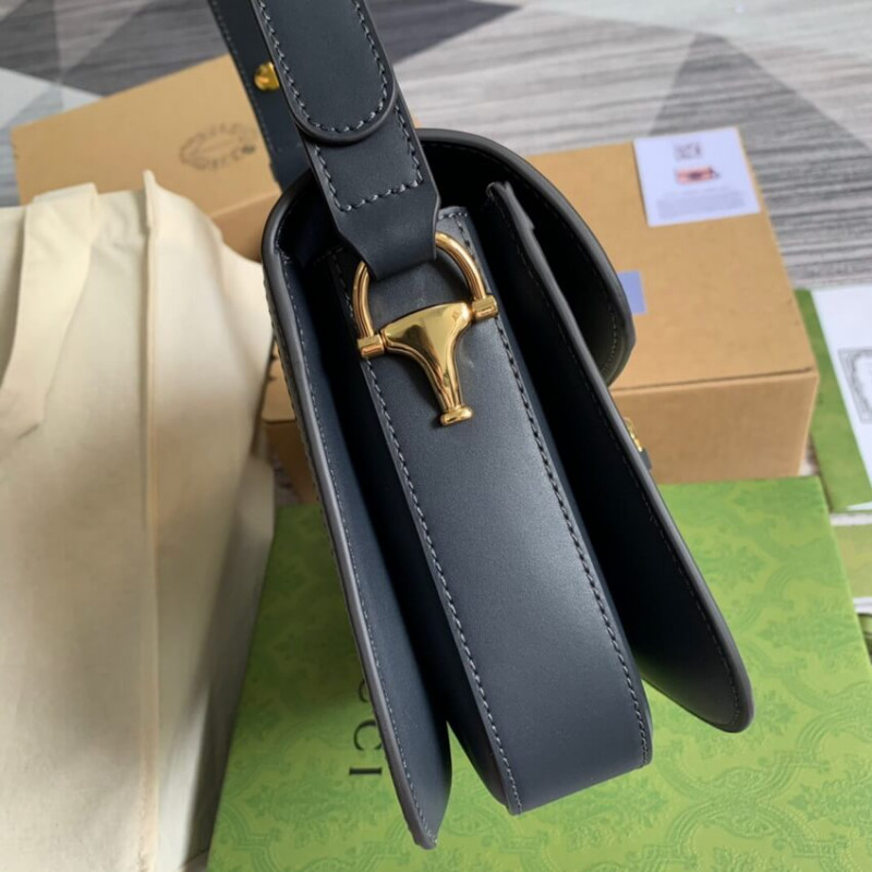 Replica Gucci Horsebit 1955 Small Bag 602204 In Beige Canvas1:1High-quality replica