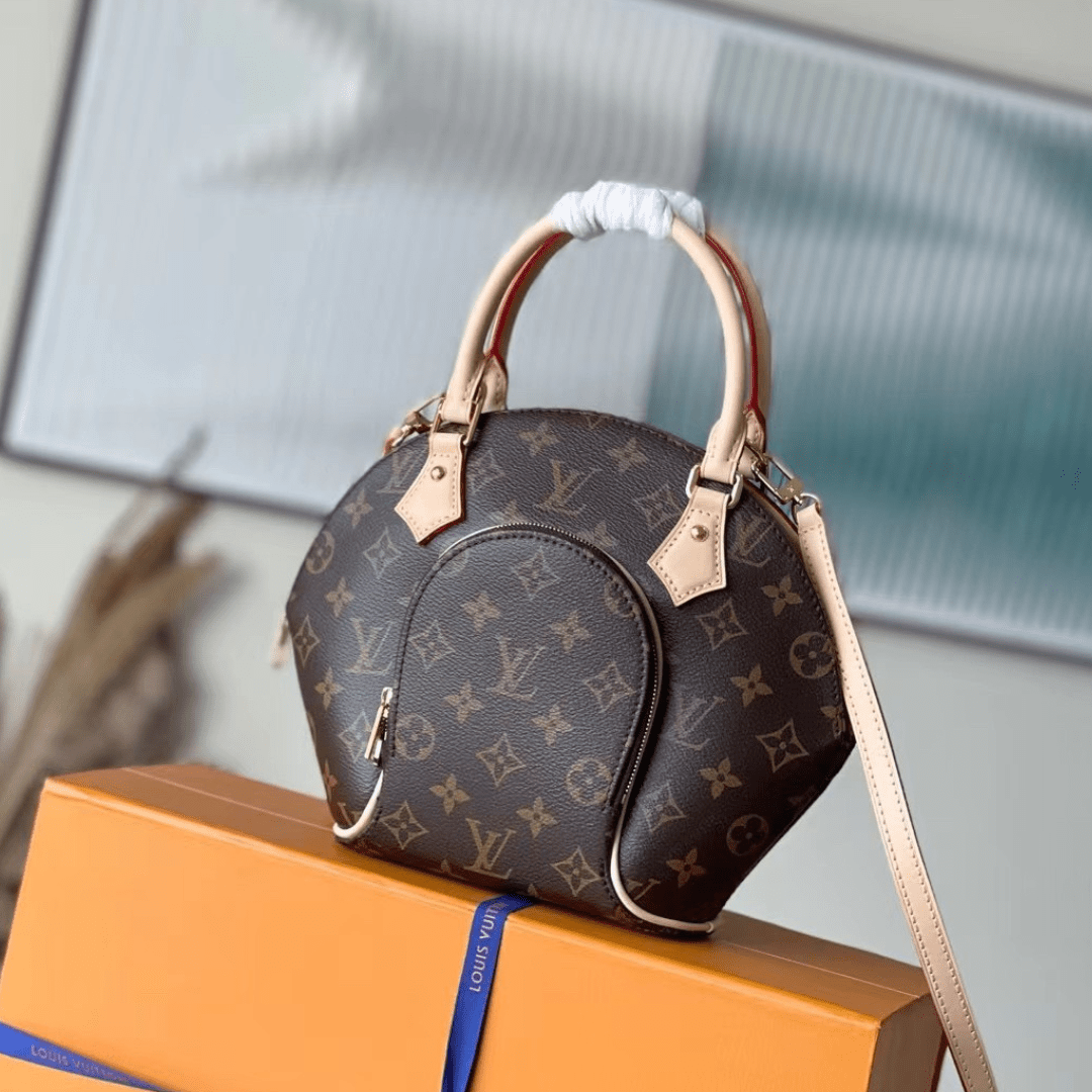 Louis Vuitton Ellipse BB Monogram Handle White Milk Handbags 28x21x8cm1:1High-quality replica