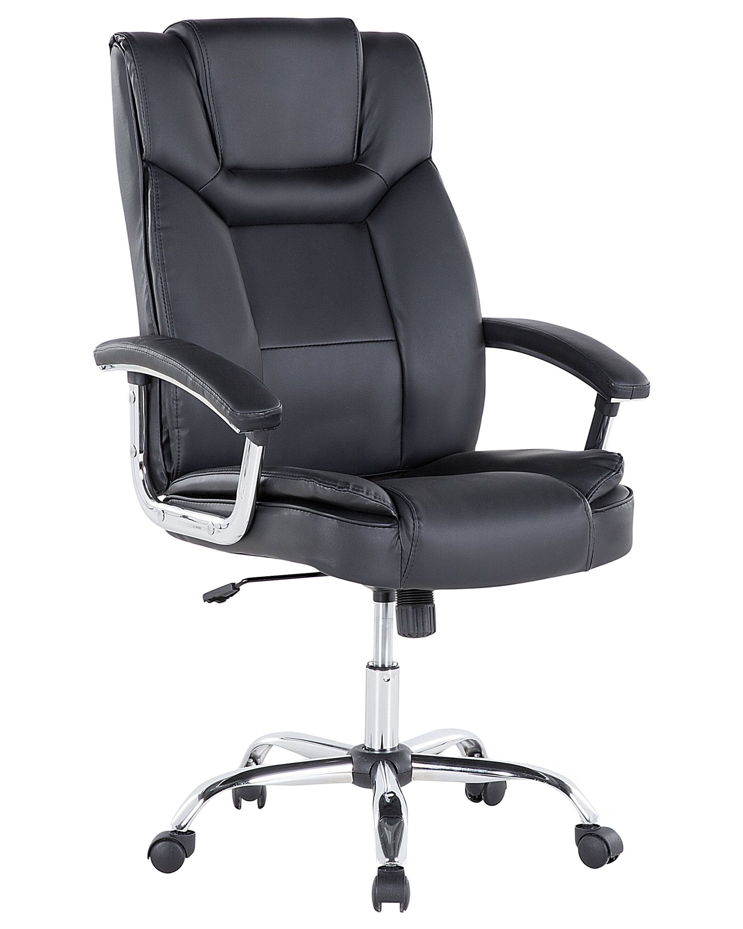 Executive Chair ADVANCE Faux Leather Black