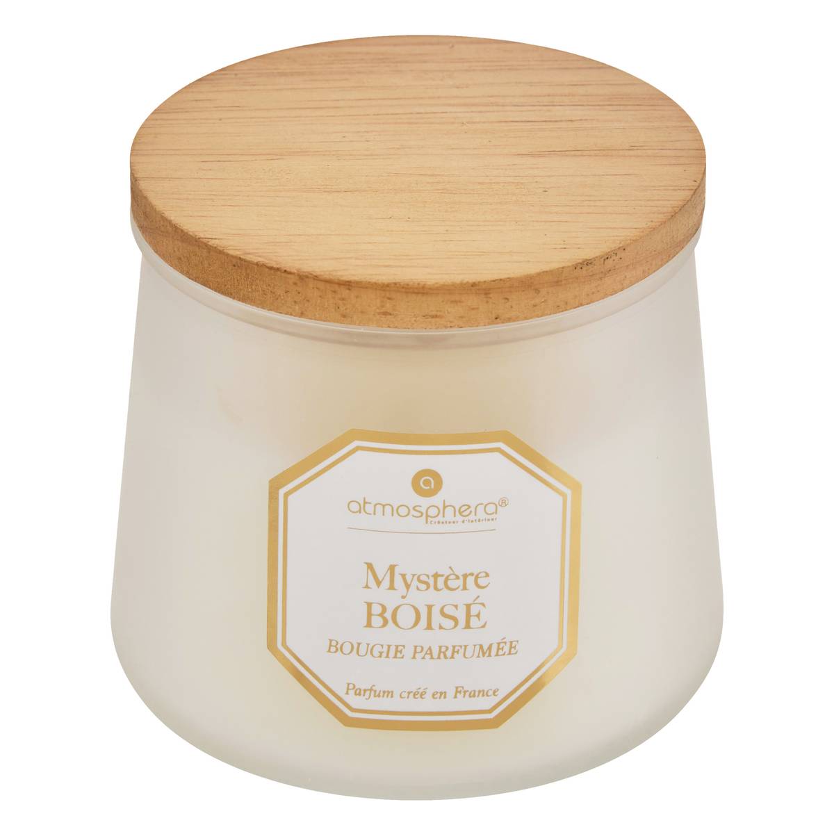 Scented Candle "Elisa" Peach - Tonka Bean - Vetiver, Transparent, 200g