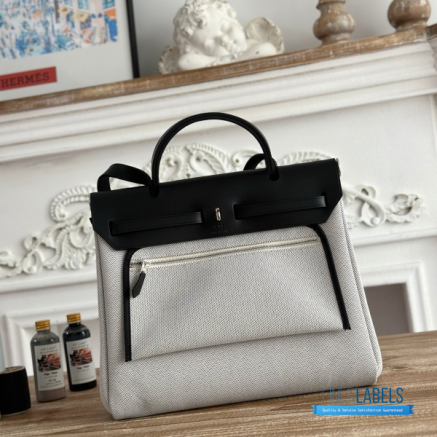 Hermès Herbag Zip 31 Bag | 31x25x10 cm | Luxury Canvas & Leather Shoulder Bag for Women | Spacious Everyday Hermès Tote1:1High-quality replica