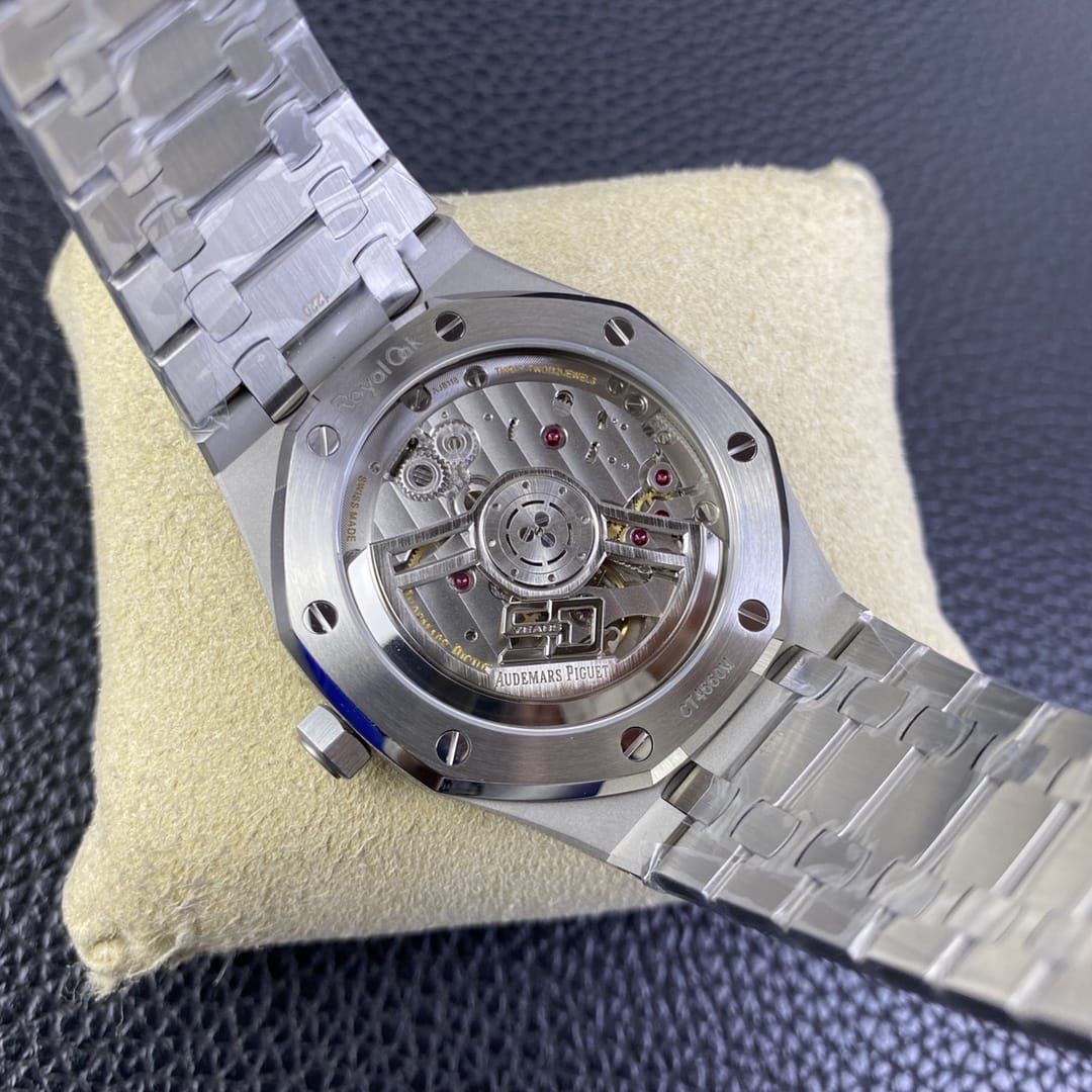Audemars Piguet Replica Watch Royal Oak Selfwinding “50th Anniversary” 41mm Stainless Steel Green Dial 15510ST.OO.1320ST.04-ZF(1:1 replica) - Elite Watch Atelier