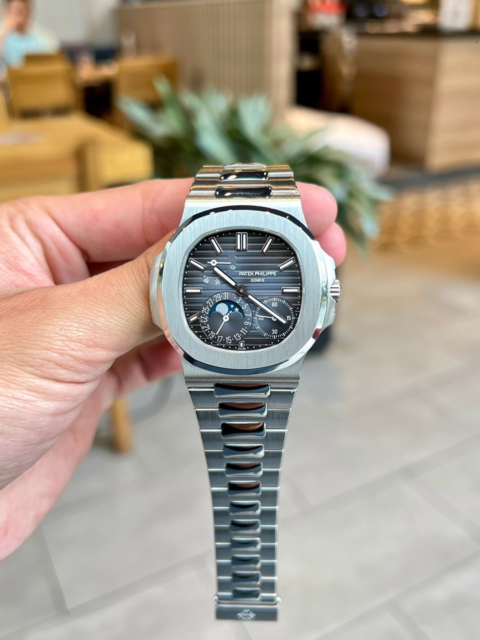 Patek Philippe Nautilus 5712 Replica 1:1 Watch Full Function PPF 40mm - Elite Watch Atelier
