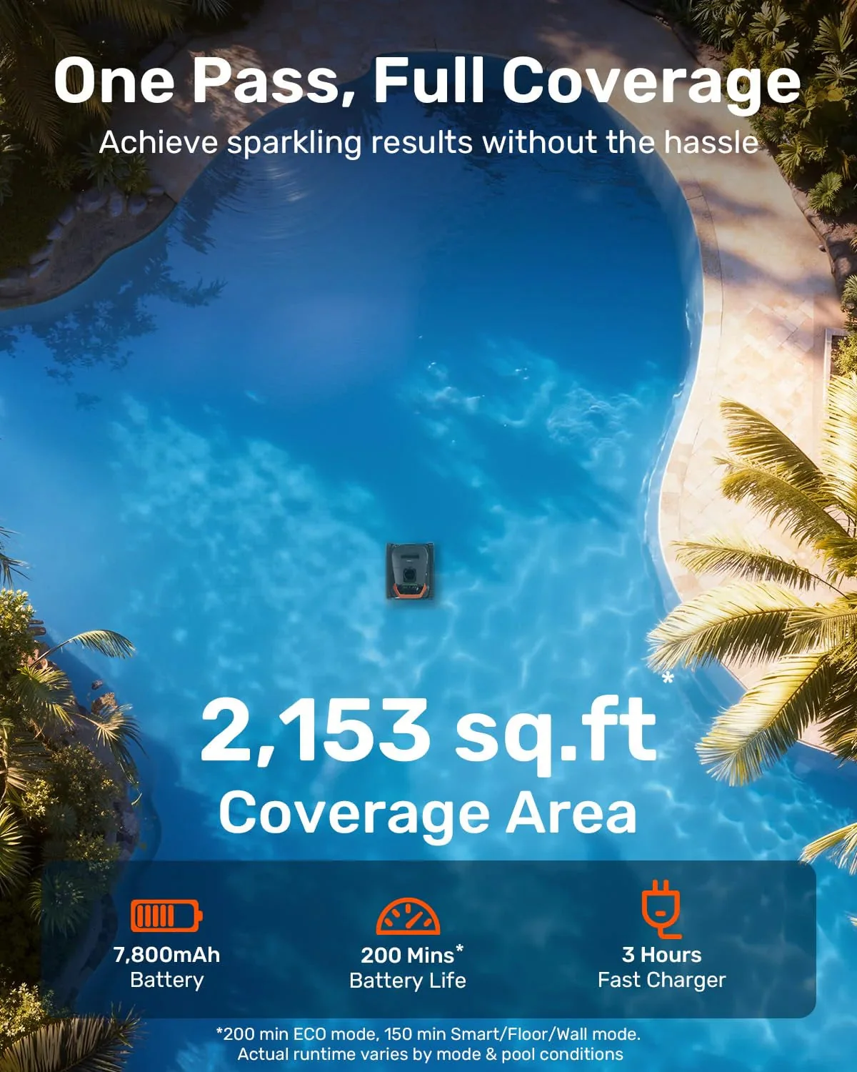 Cordless Robotic Pool Vacuum Cleaner With Smart Navigation And Wall And Waterline Cleaning - Image 9 Cordless Robotic Pool Vacuum Cleaner With Smart Navigation And Wall And Waterline Cleaning - Image 9