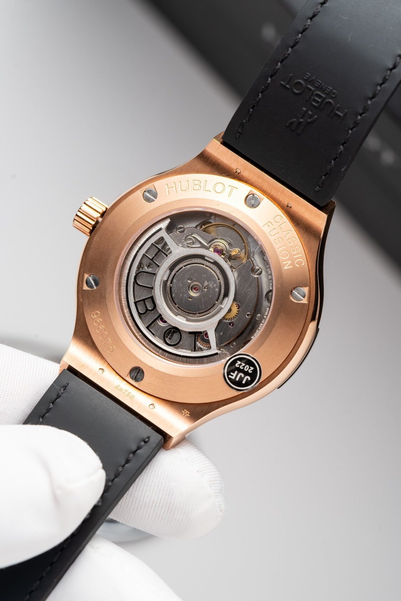 Hublot Classic Fusion King Gold Black Replica Watch JJF Factory 38mm - Top club
