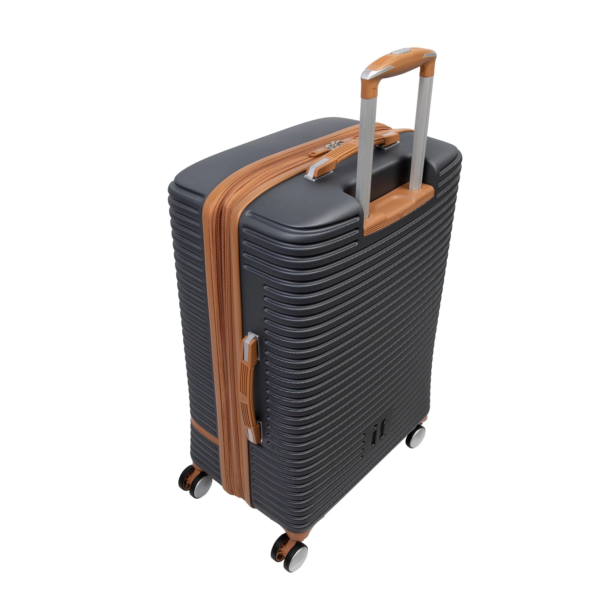 it luggage Replicating 31" Hardside Expandable Checked Spinner Luggage, Gray - Image 3