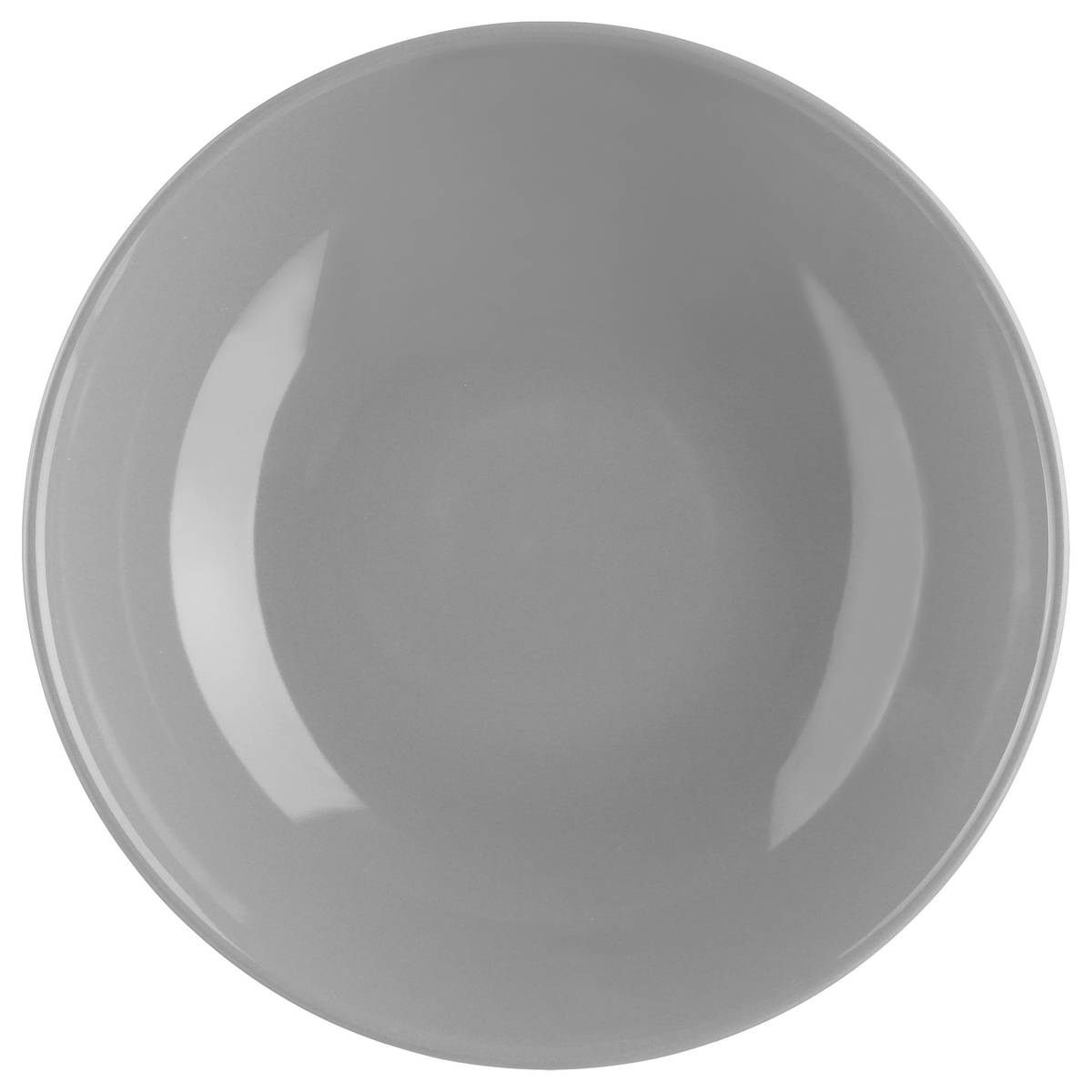 Deep plate "Colorama" D.20.5 cm, Gray
