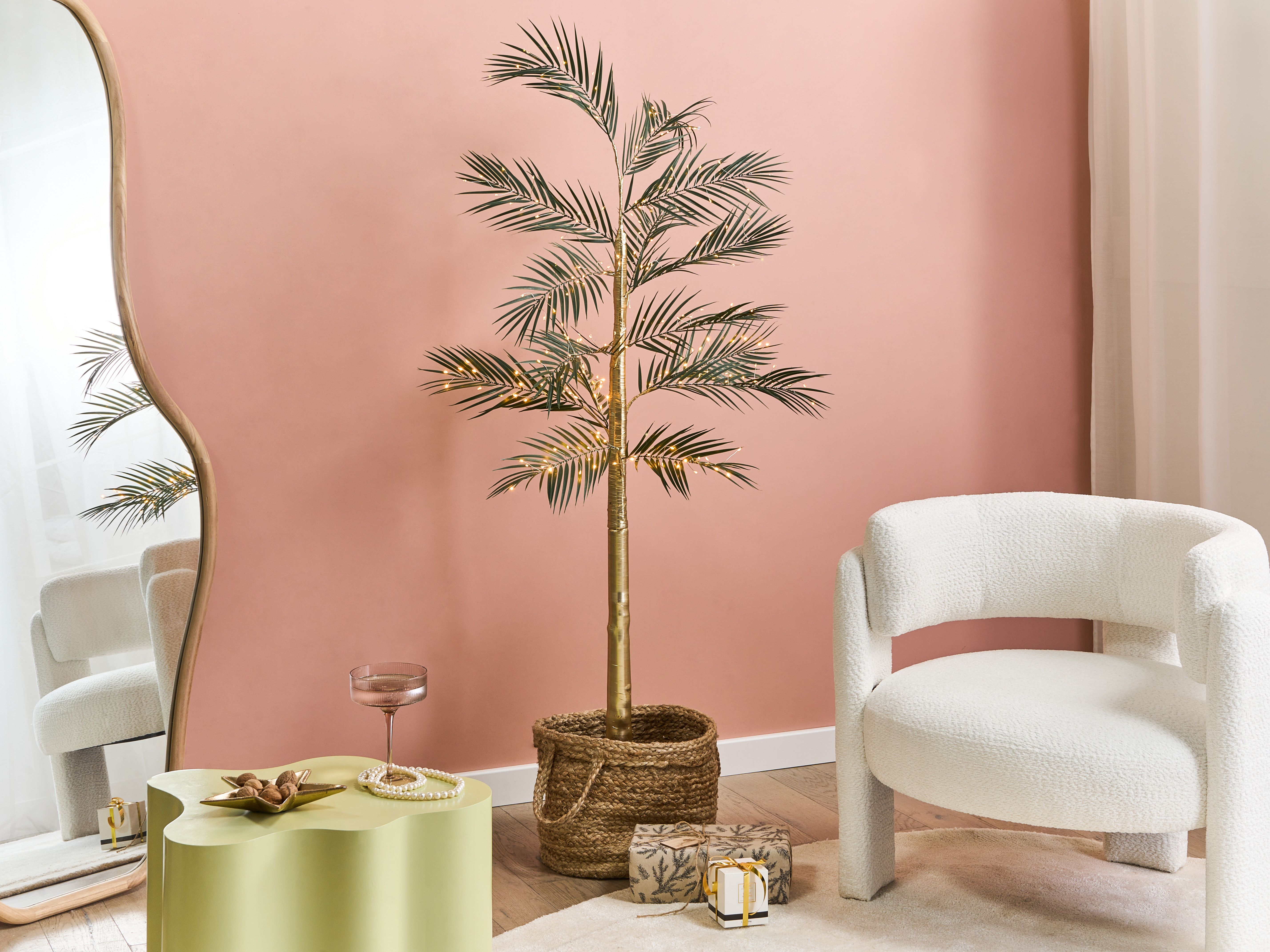 Outdoor Decoration LED PALJAVESI Tree 175 cm Gold