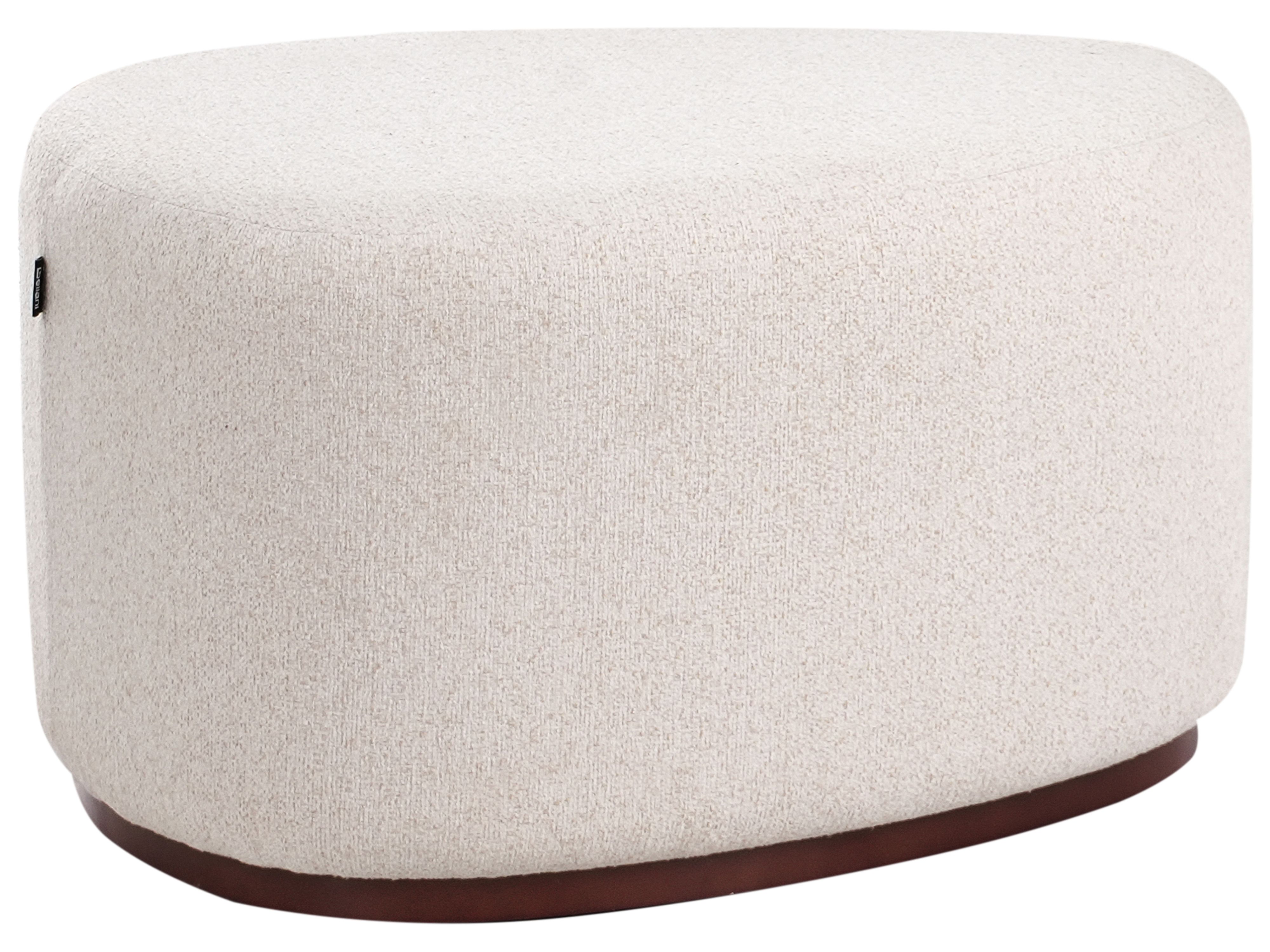 Pouffe SACO Fabric Light Beige